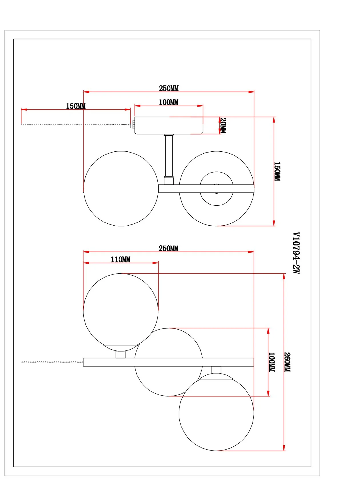 Бра Moderli V10794-2W Renny