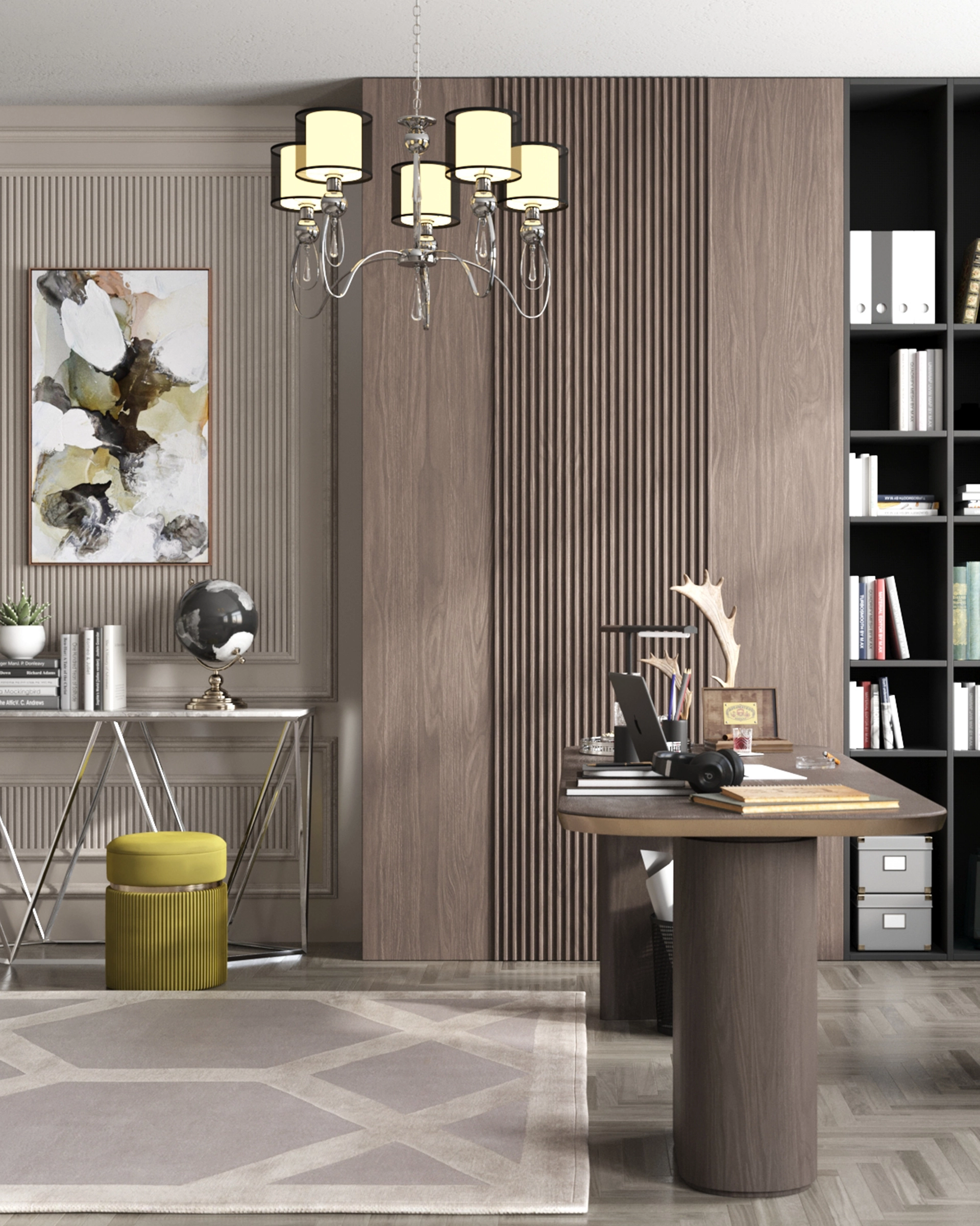 Люстра подвесная Moderli V2585-5P Dark