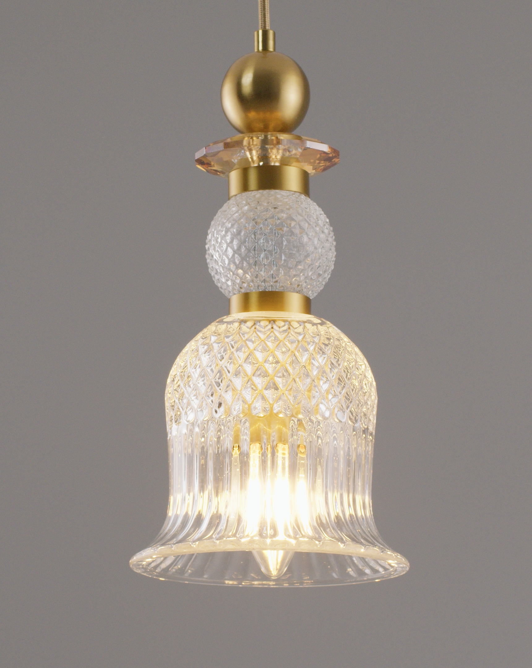 Светильник подвесной Moderli V10905-P Glassy