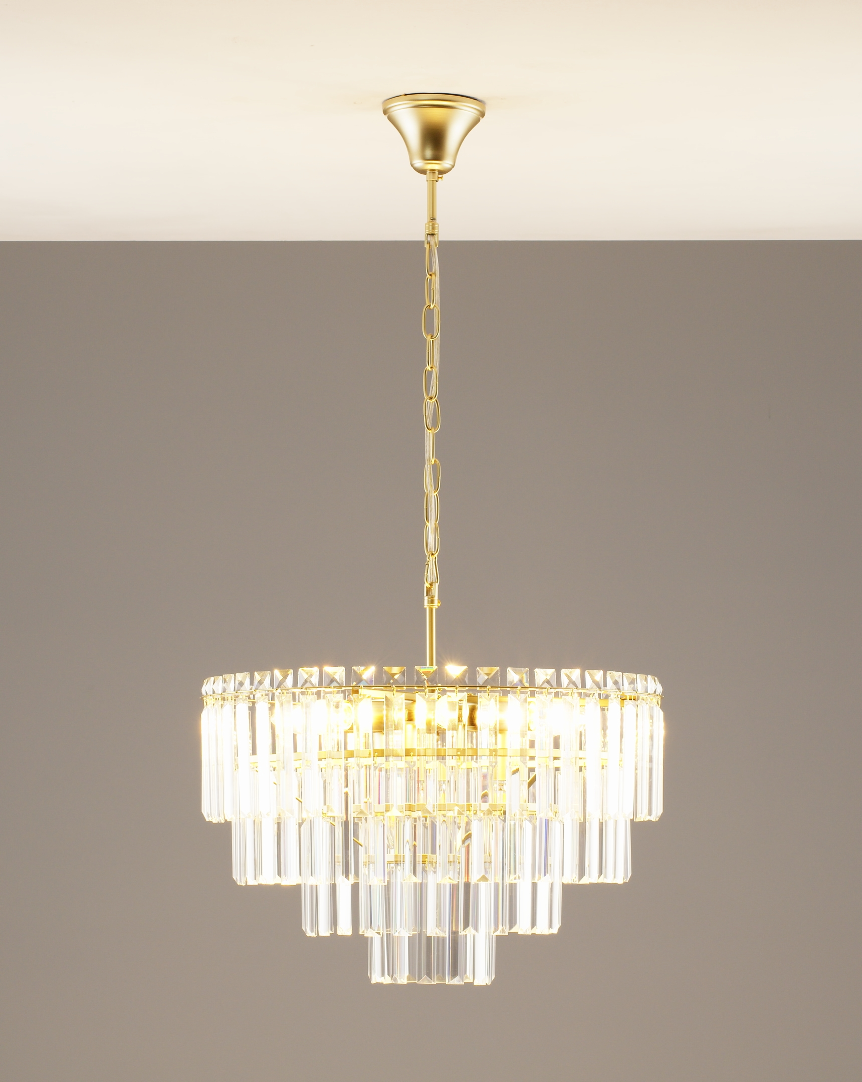 Люстра подвесная Moderli V10740-4P Crystal