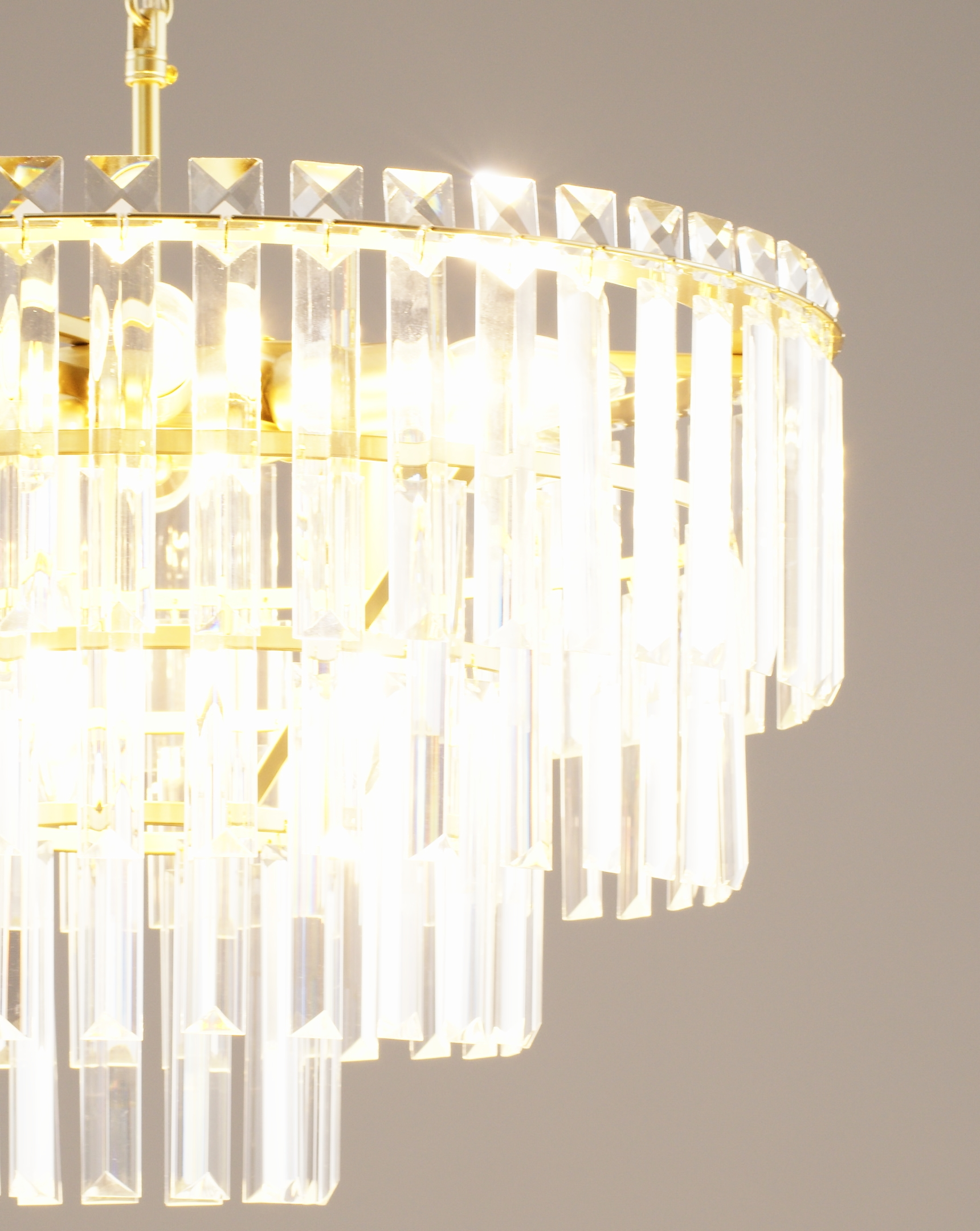 Люстра подвесная Moderli V10740-4P Crystal
