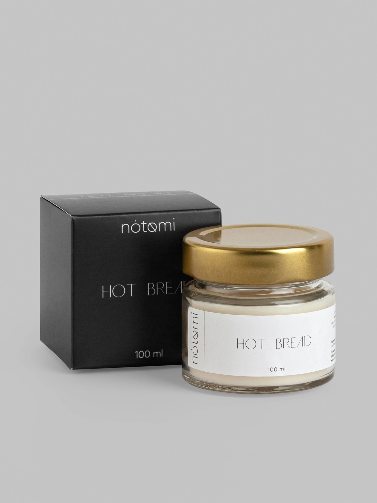 Свеча в банке Notomi Hot Bread, 100мл