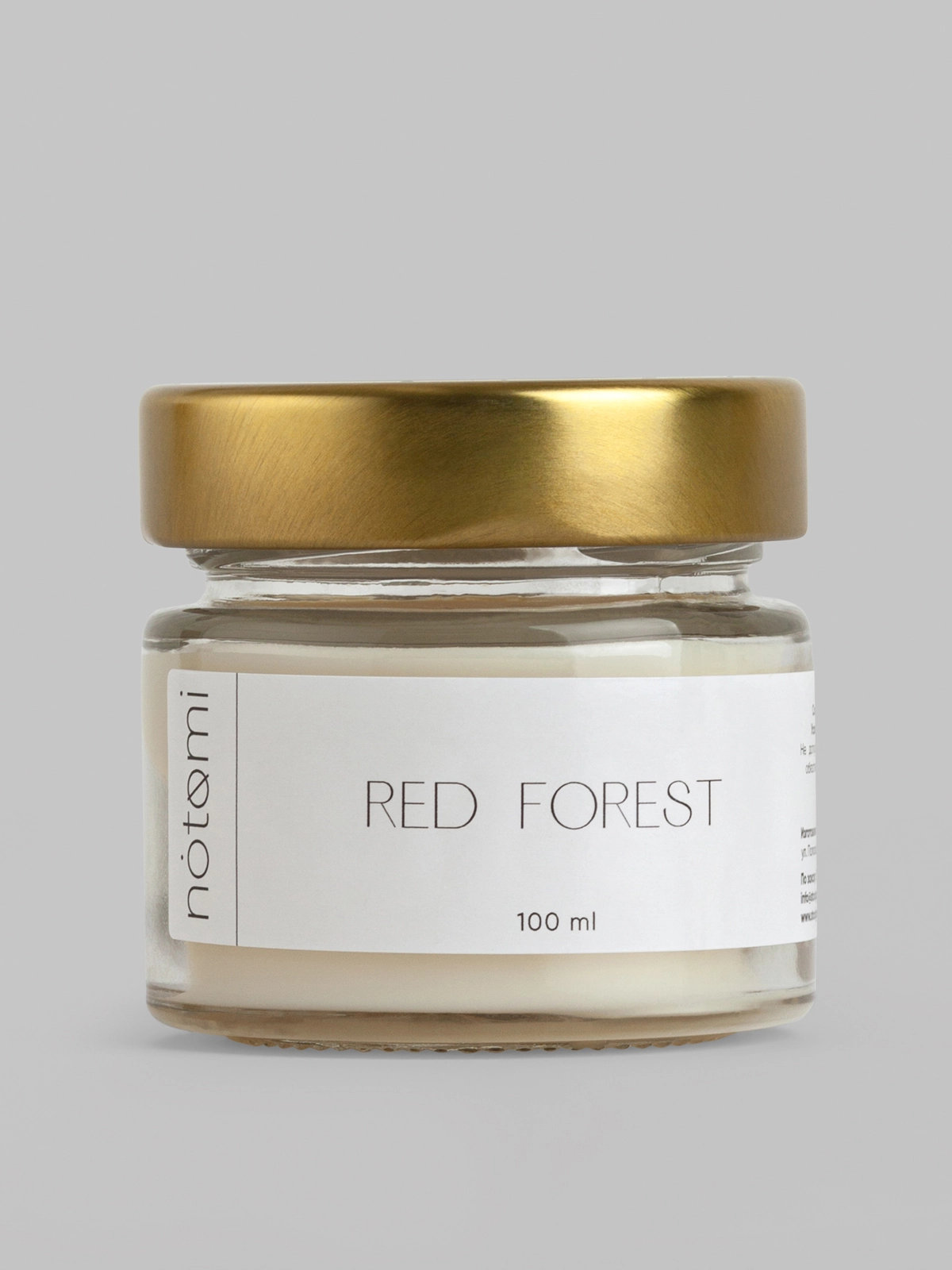 Свеча в банке Notomi Red Forest, 100мл
