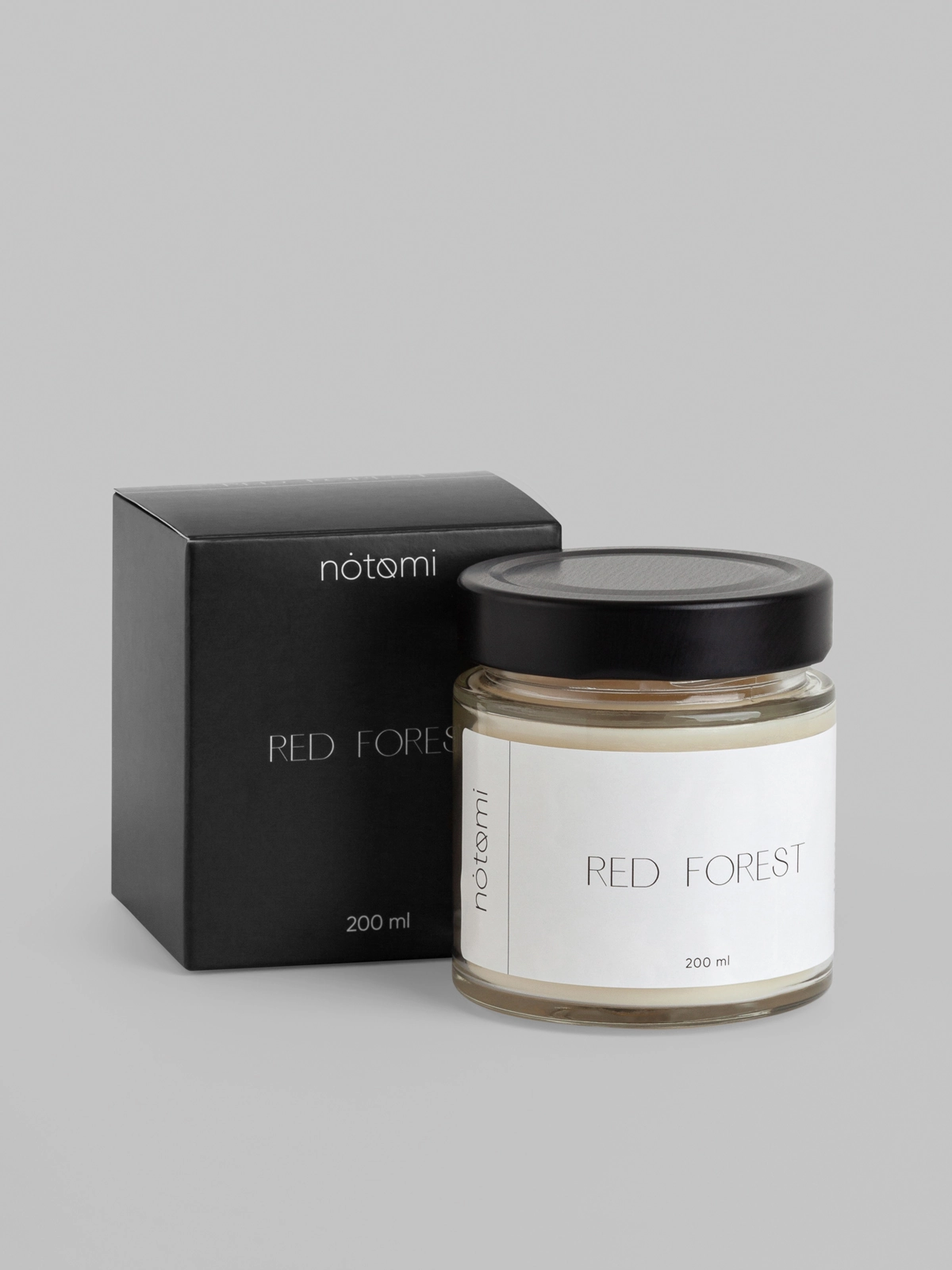 Свеча в банке Notomi Red Forest, 200мл