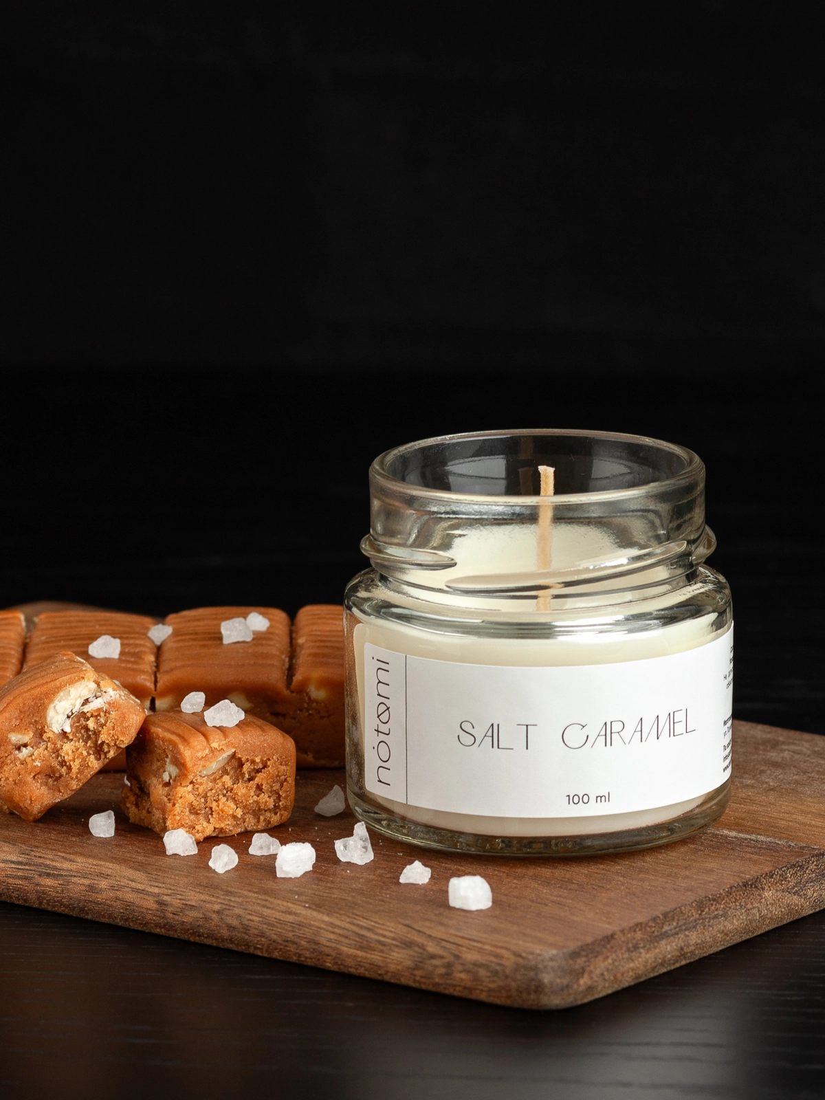 Свеча в банке Notomi Salt Caramel, 100мл