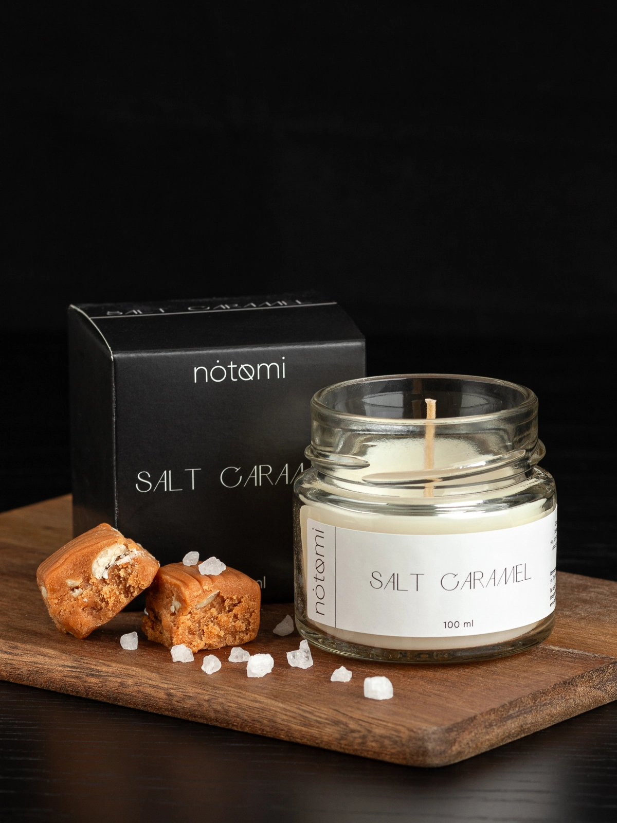 Свеча в банке Notomi Salt Caramel, 100мл