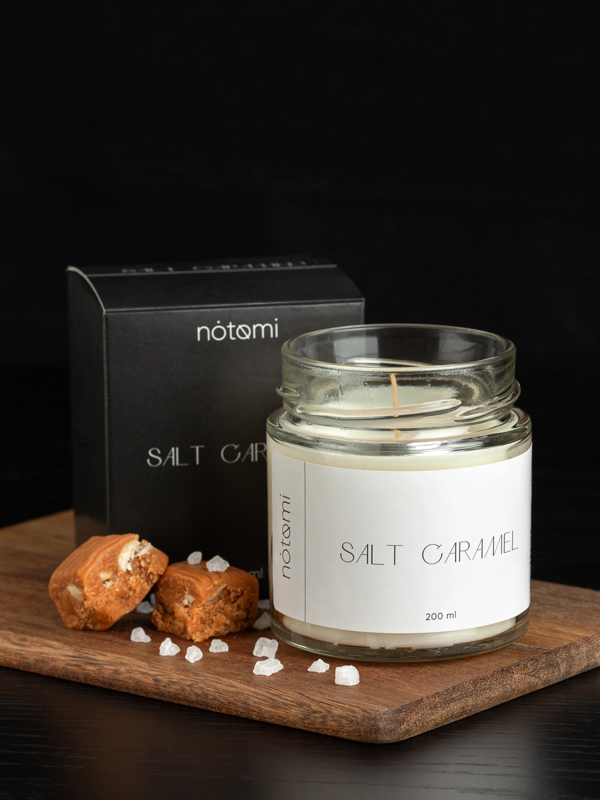 Свеча в банке Notomi Salt Caramel, 200мл