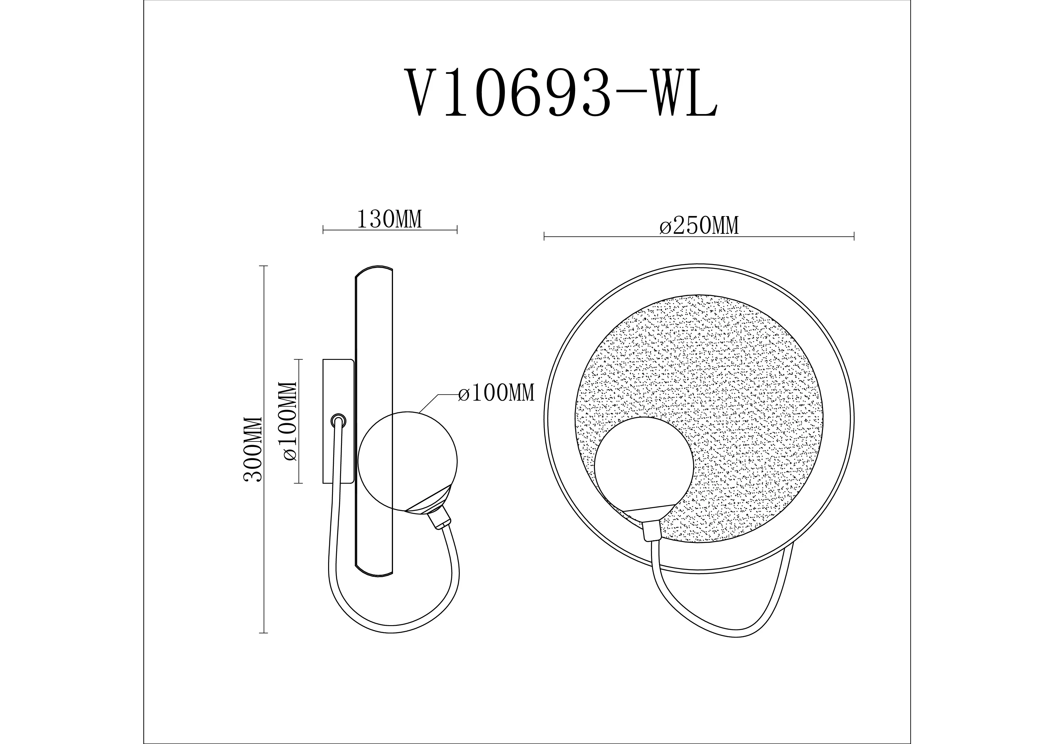 Светильник настенный Moderli V10693-WL Cosmi