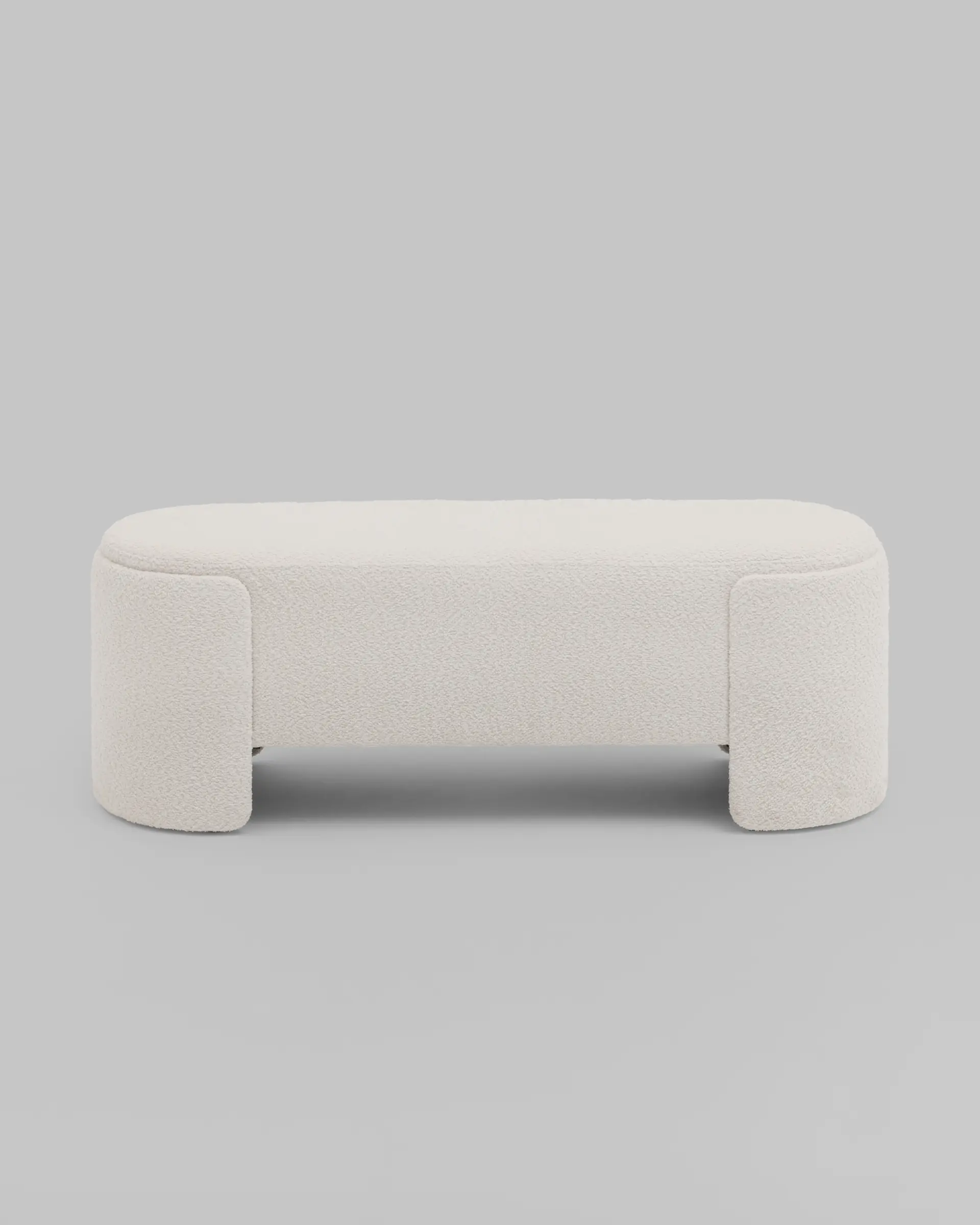 Банкетка Taks букле белый