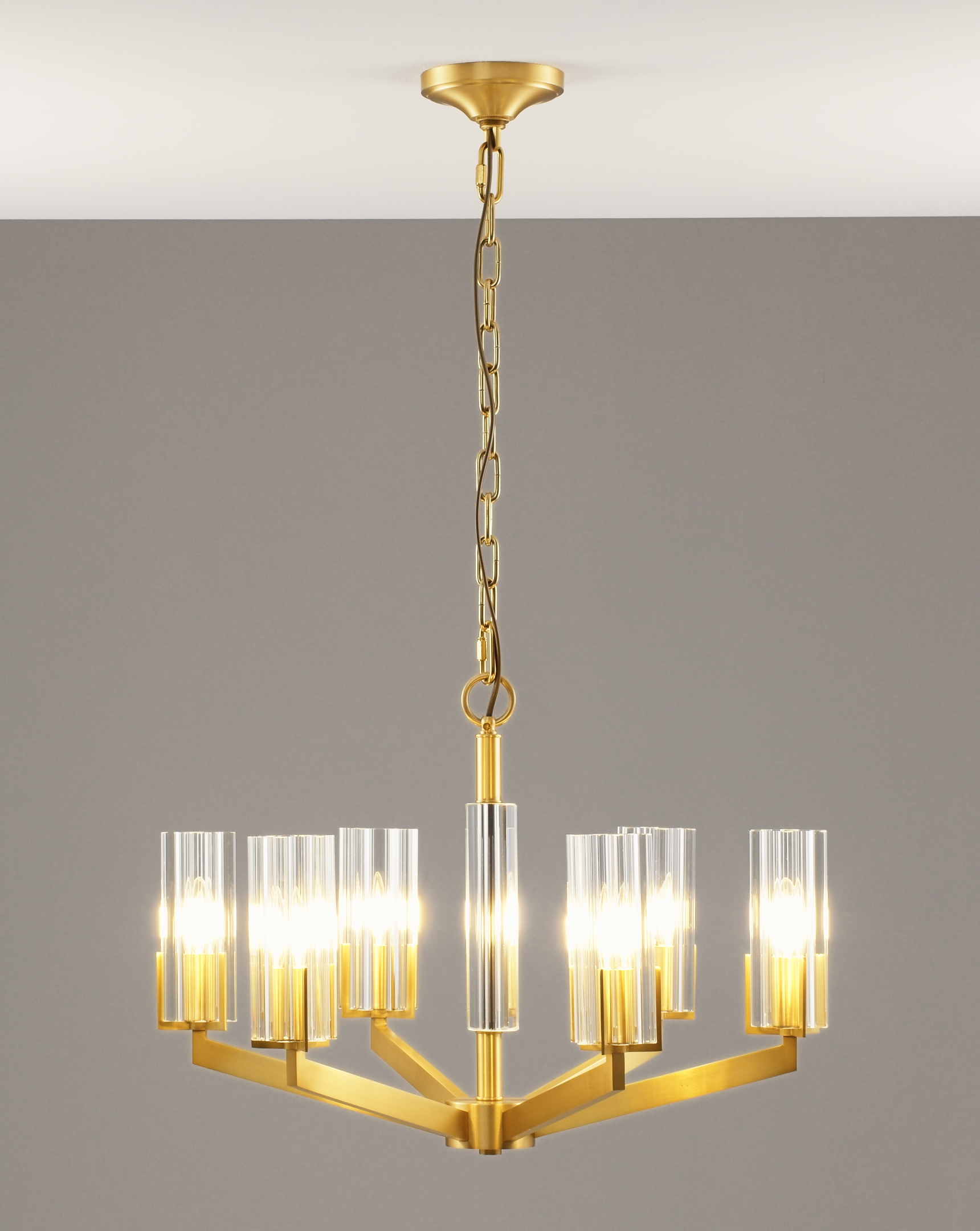 Люстра подвесная Moderli V11074-6P Brass