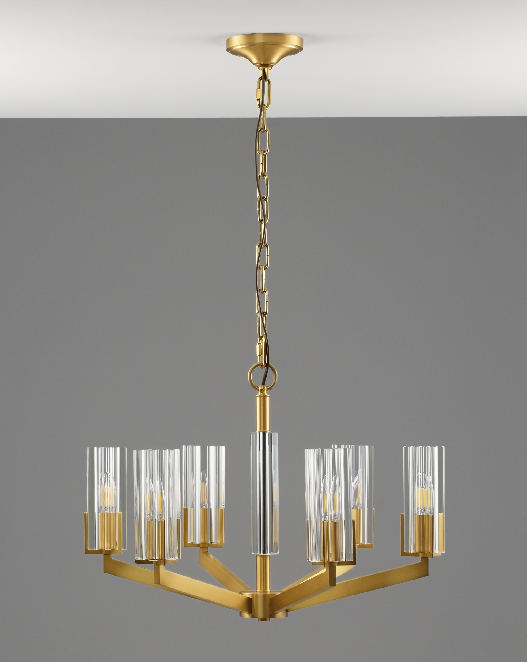Люстра подвесная Moderli V11074-6P Brass