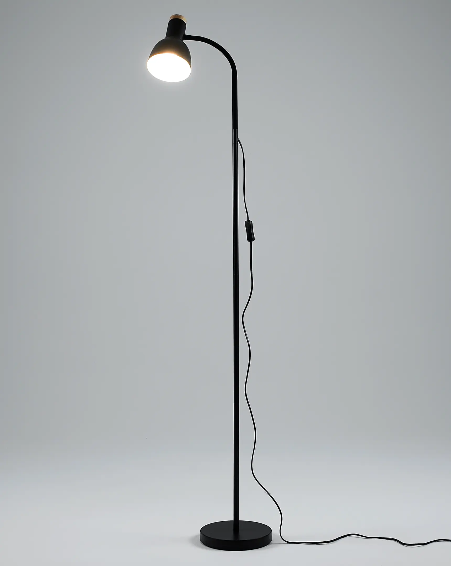 Торшер для чтения Moderli V11050-1F Shades, черный