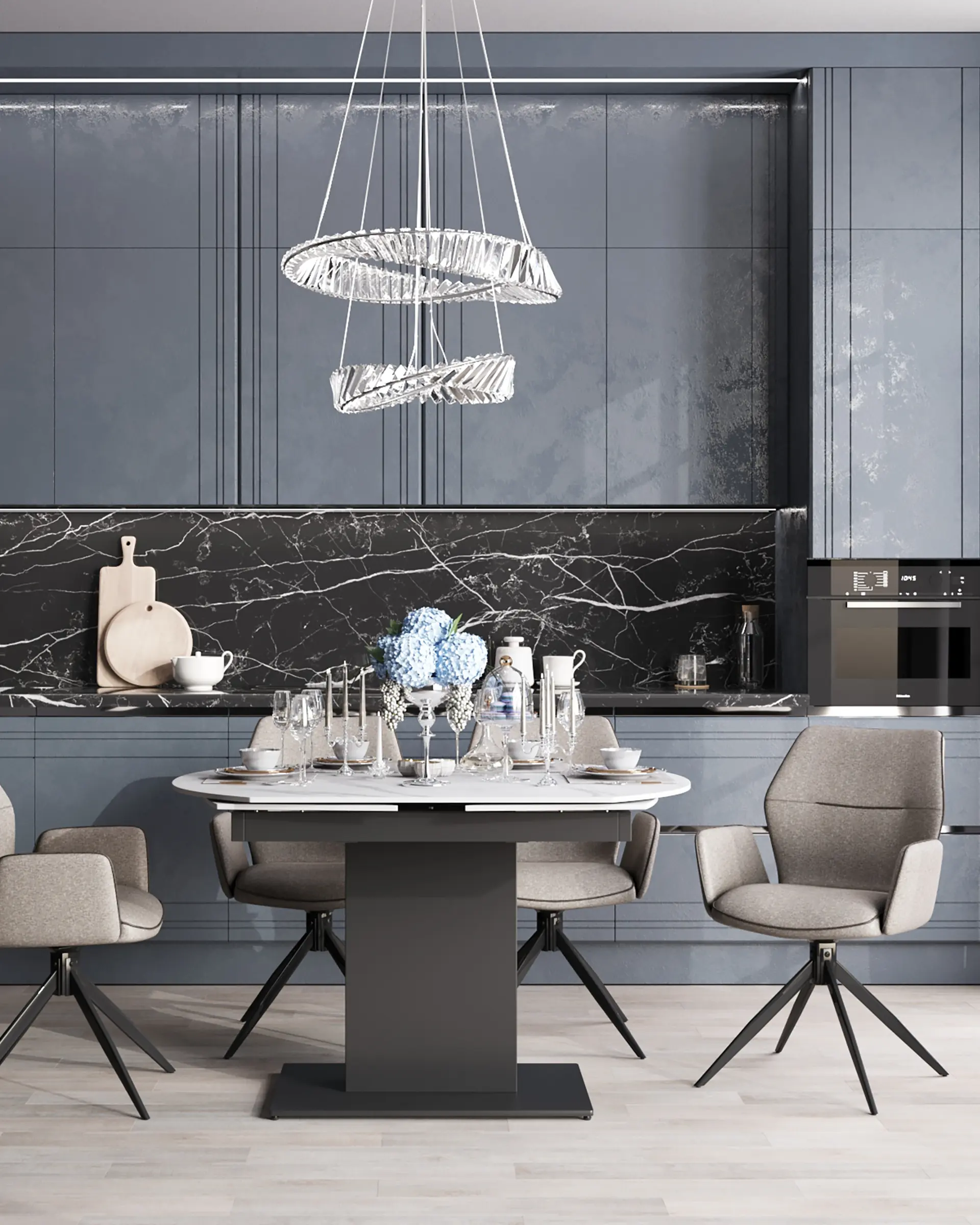 Люстра подвесная светодиодная Moderli V10718-PL Asti