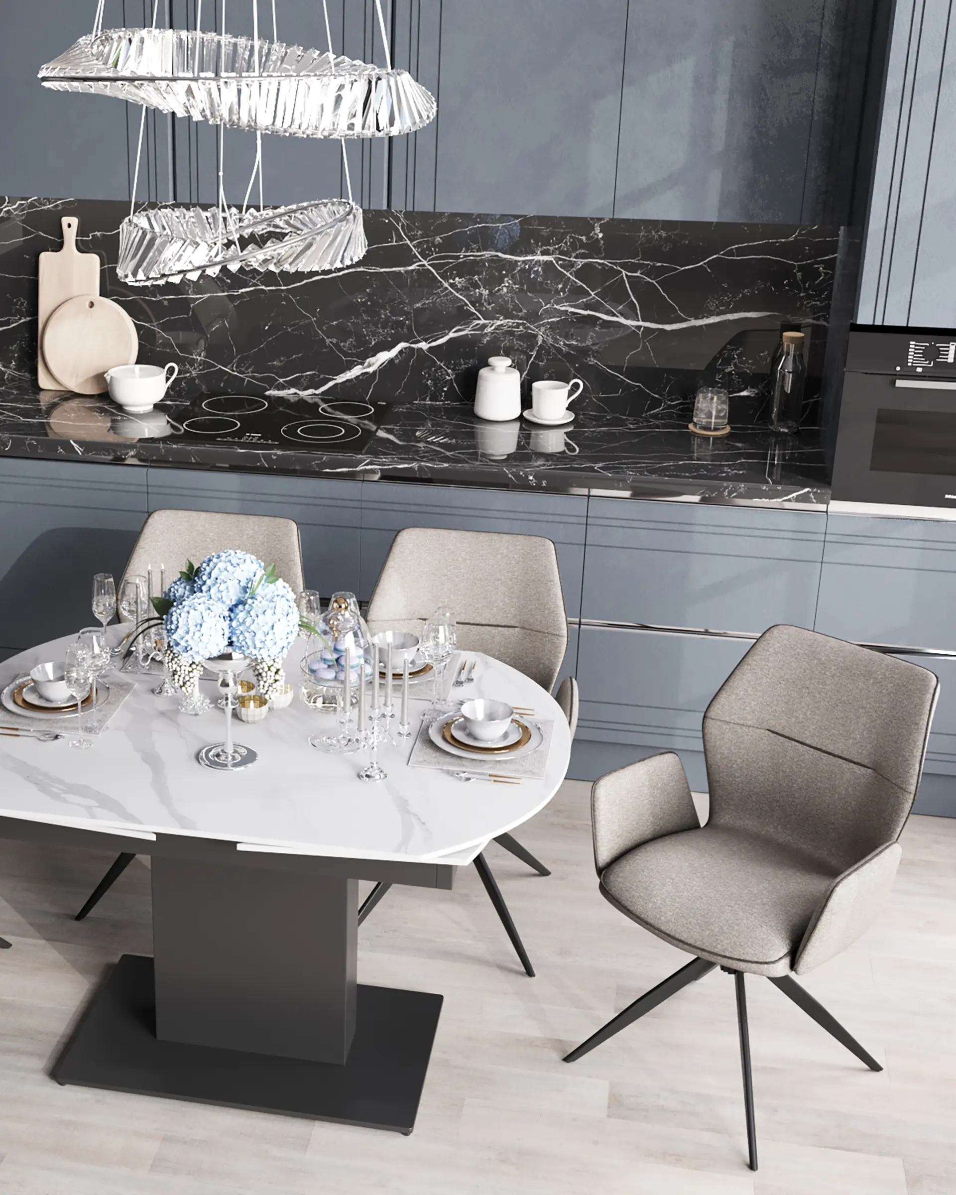 Люстра подвесная светодиодная Moderli V10718-PL Asti