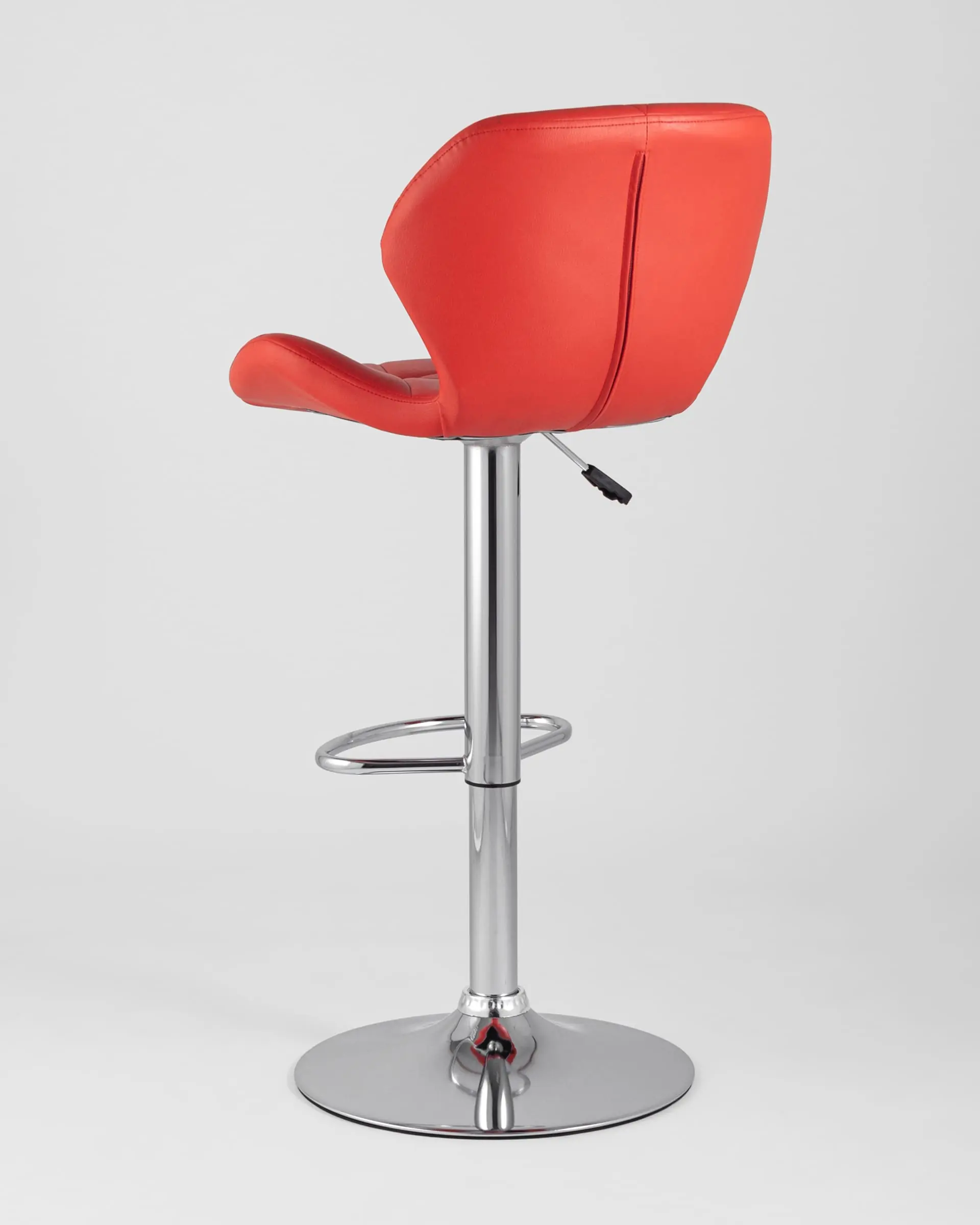 Стул барный Бон красный NP экокожа на одной ножке