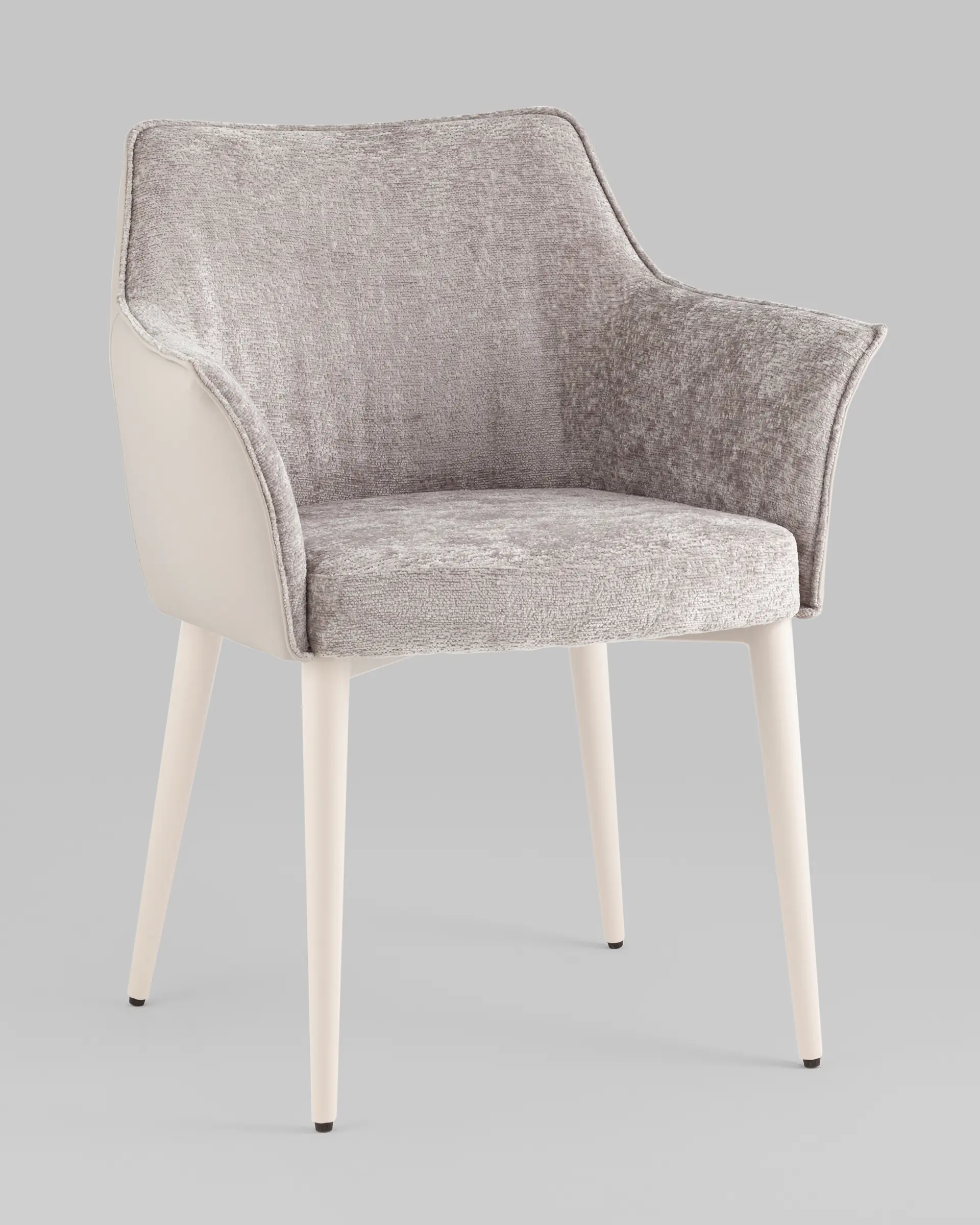 Стул обеденный Feston букле с экокожей слоновая кость