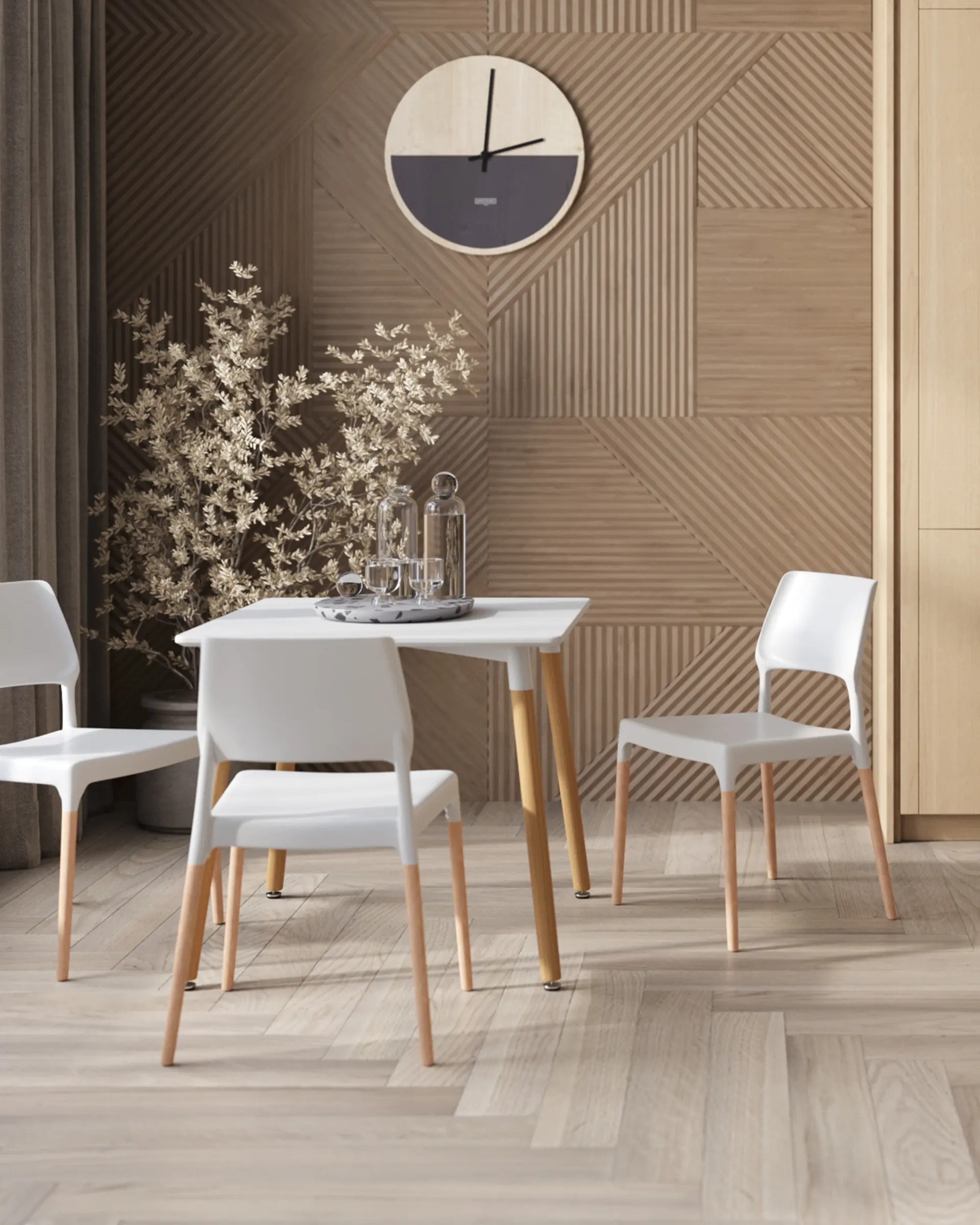 Стол Oslo Square 80х80 см белый