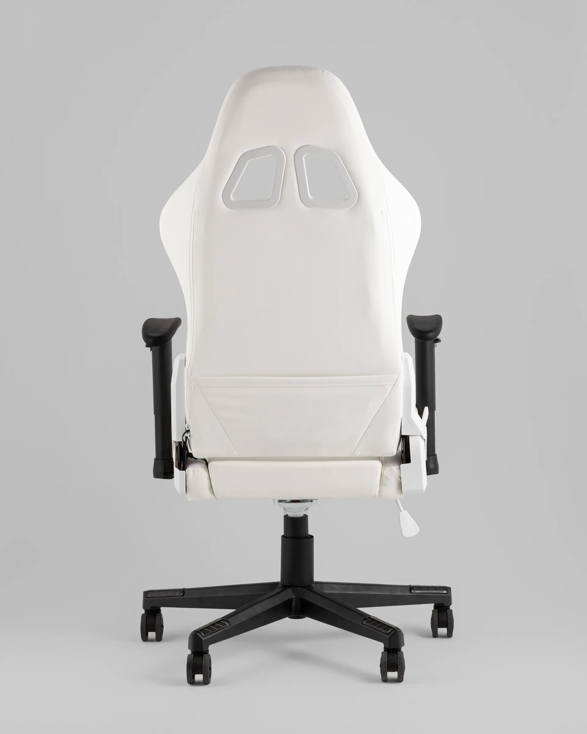 Кресло спортивное с подсветкой TopChairs GMM-080 белый на черной базе
