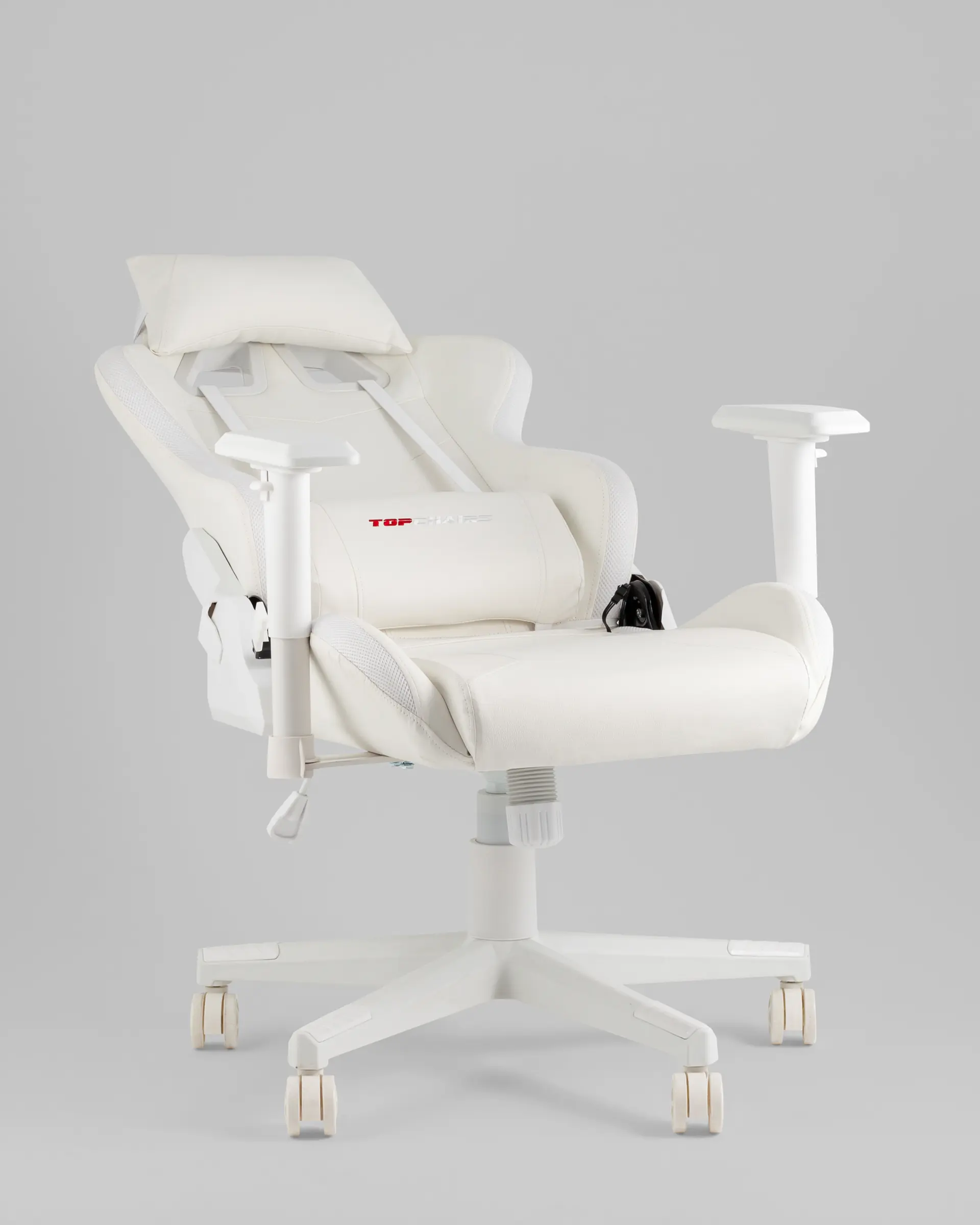 Кресло спортивное с подсветкой TopChairs GMM-080 белый