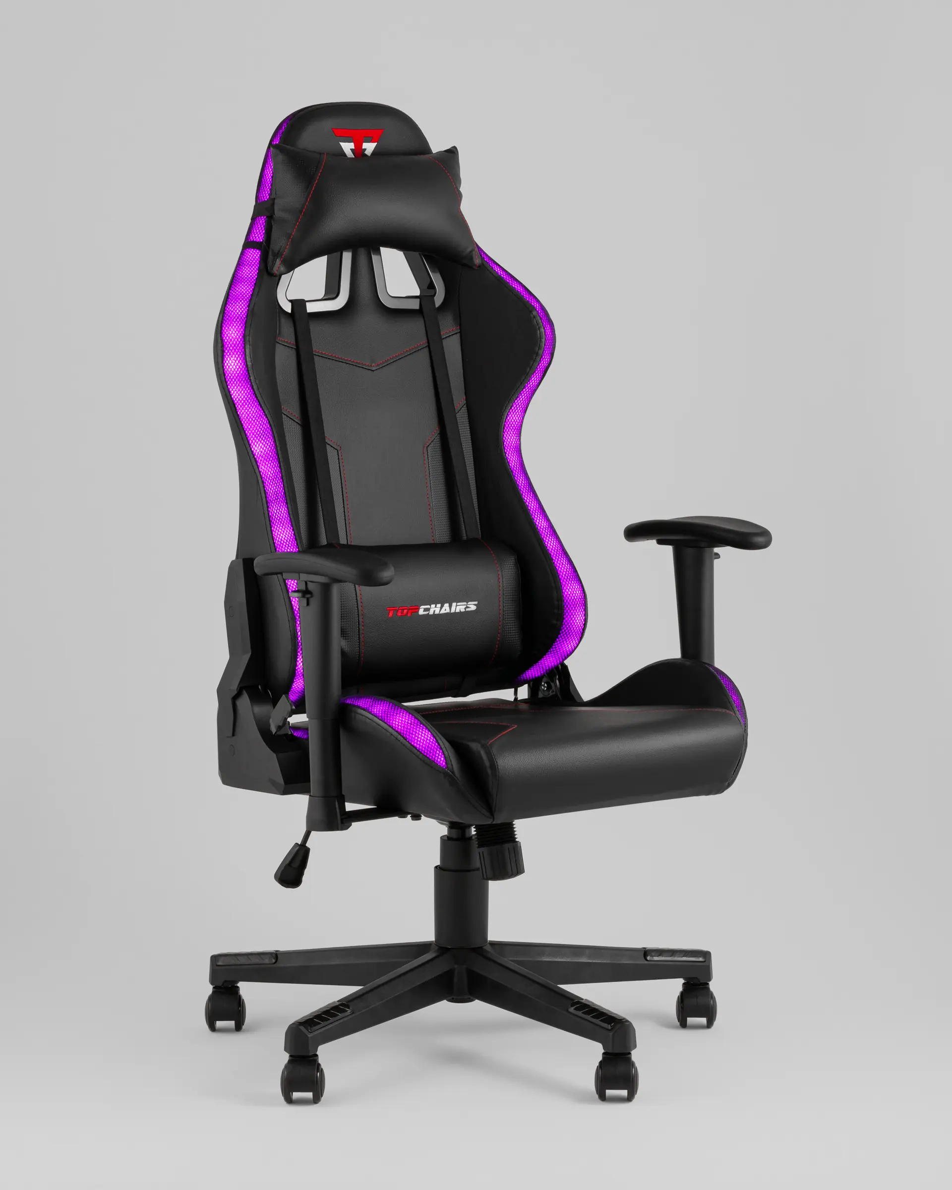 Кресло спортивное с подсветкой TopChairs GMM-080 черный