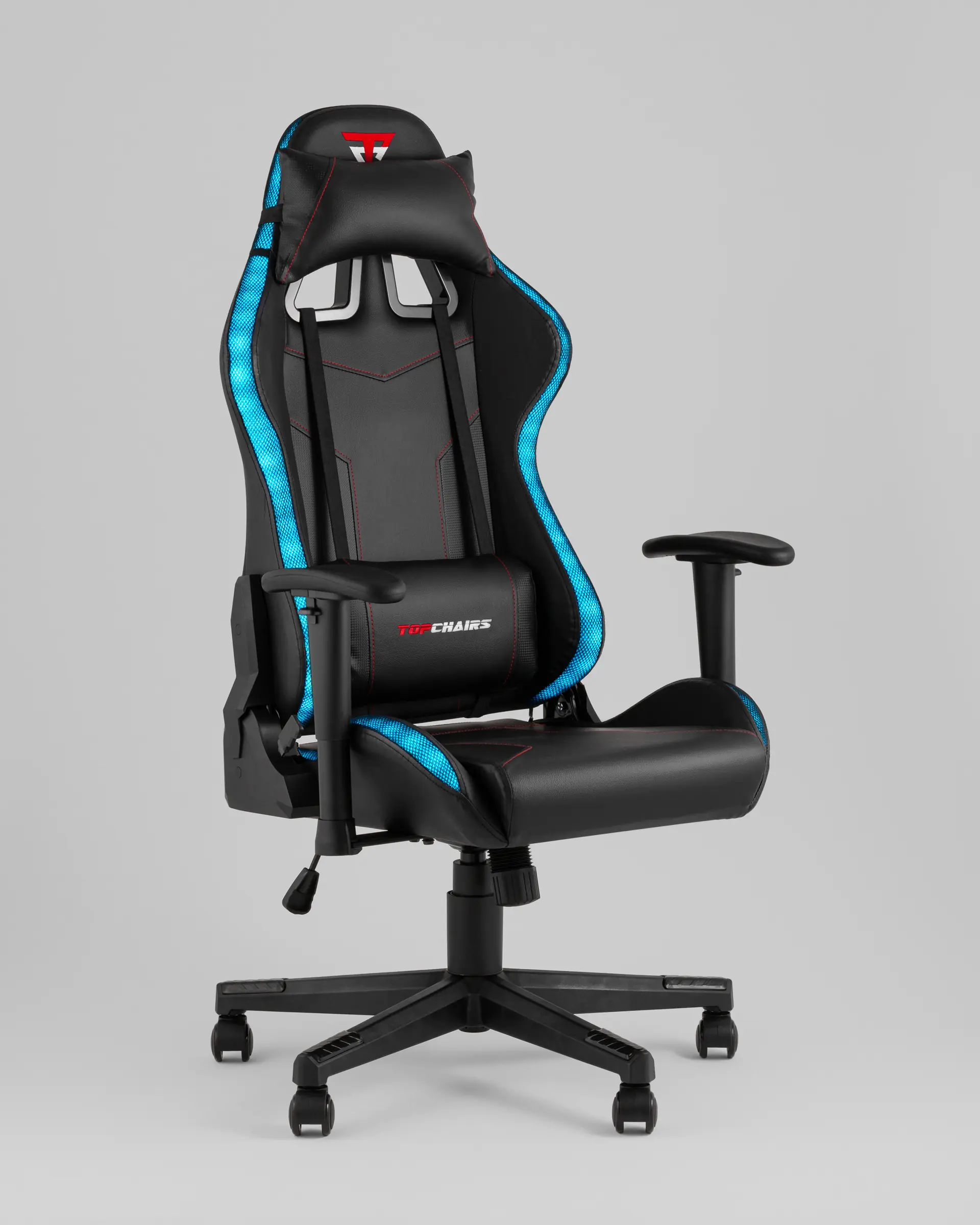 Кресло спортивное с подсветкой TopChairs GMM-080 черный