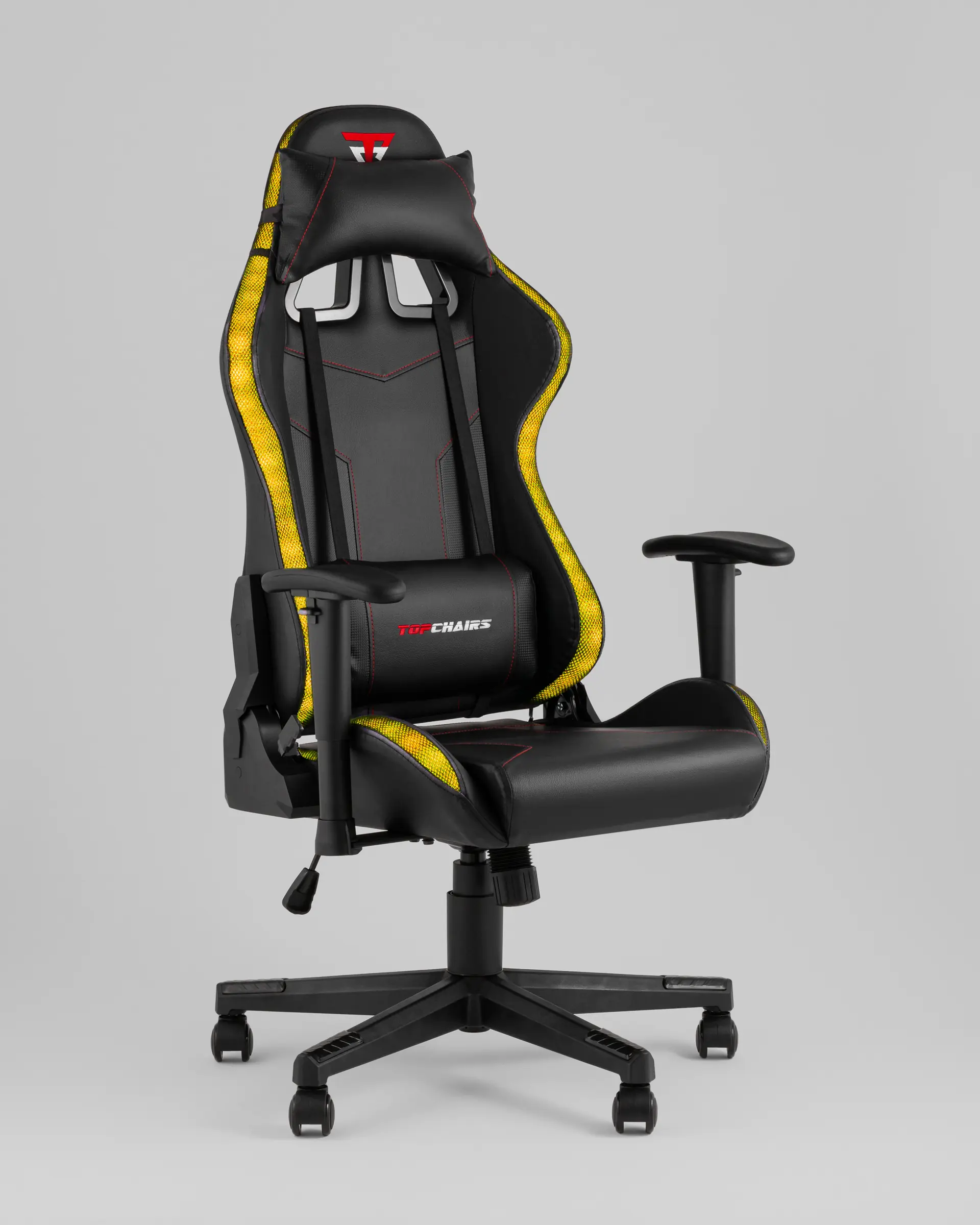 Кресло спортивное с подсветкой TopChairs GMM-080 черный