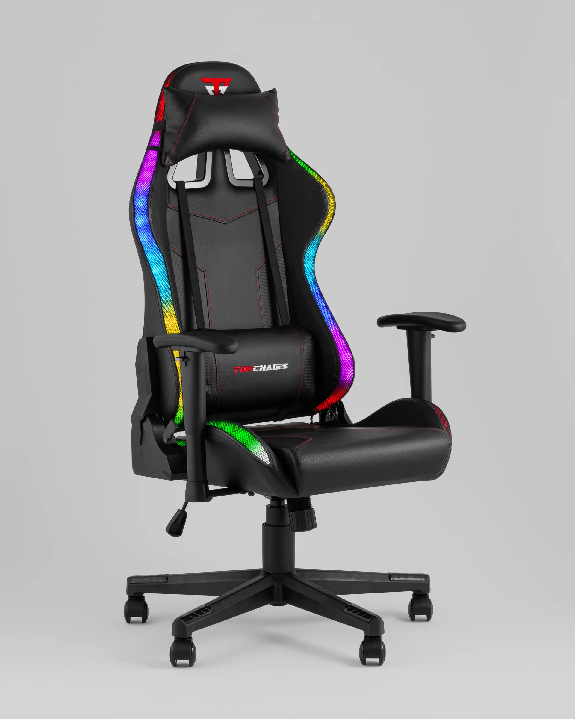 Кресло спортивное с подсветкой TopChairs GMM-080 черный