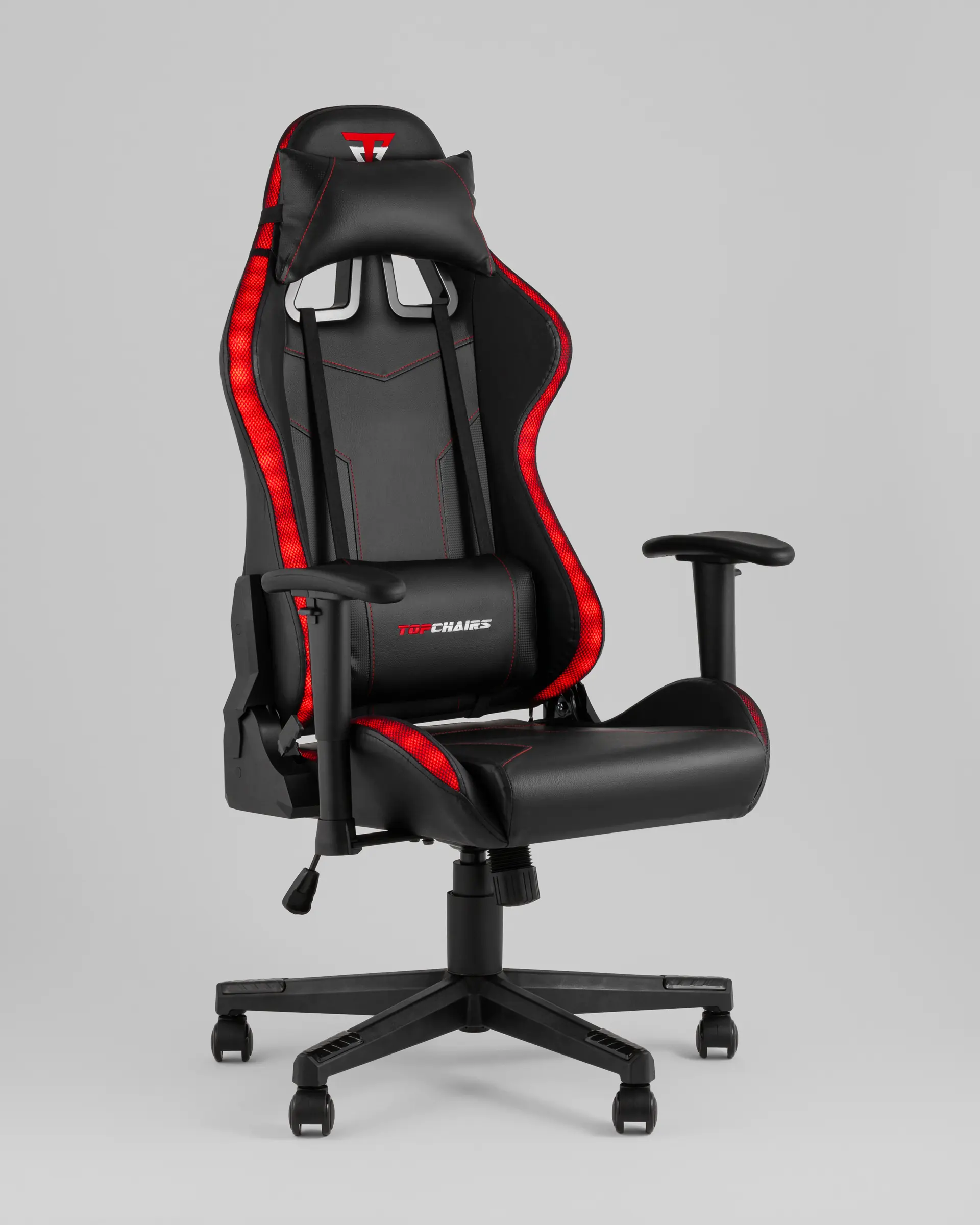 Кресло спортивное с подсветкой TopChairs GMM-080 черный