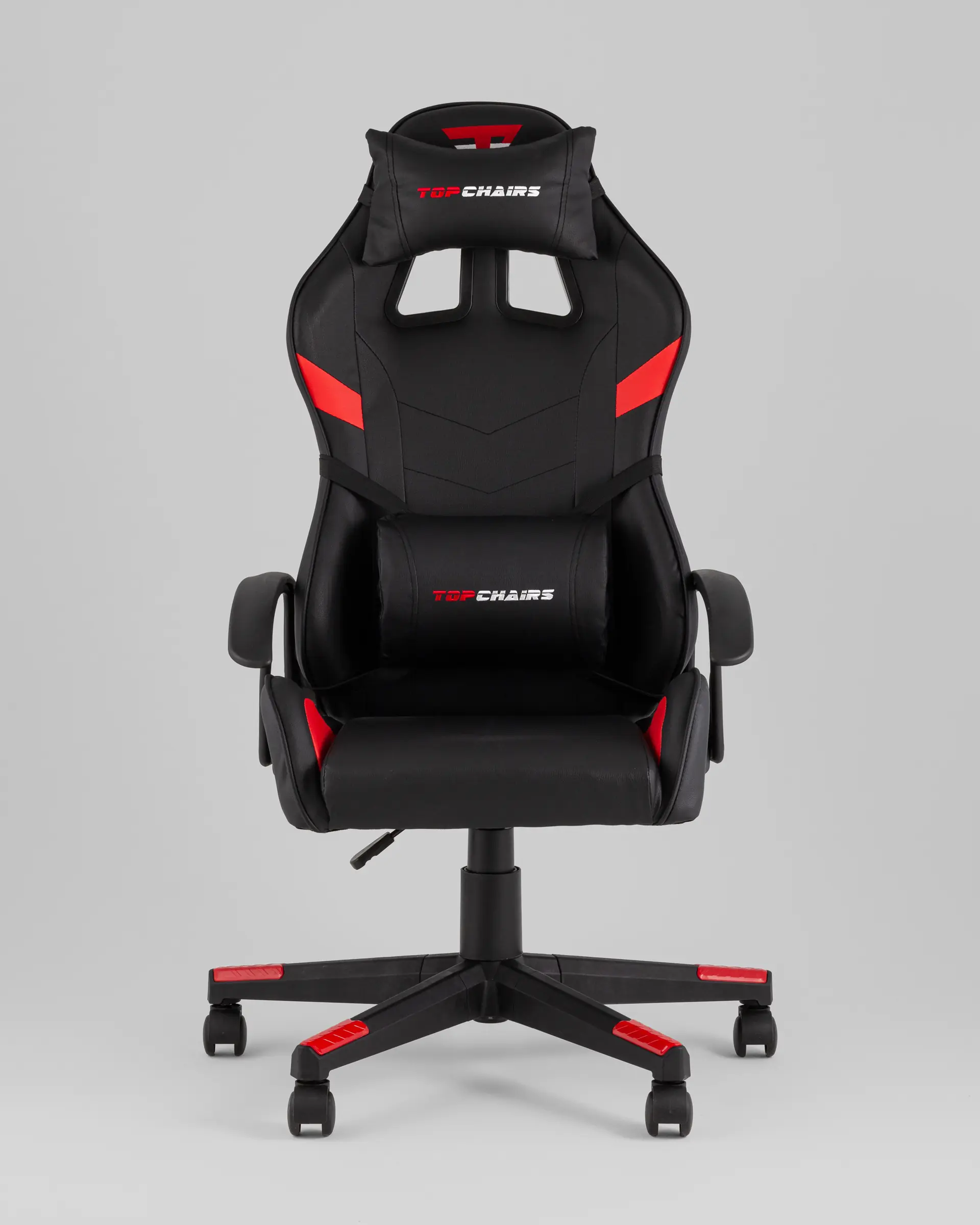Кресло спортивное TopChairs Warden черно-красный