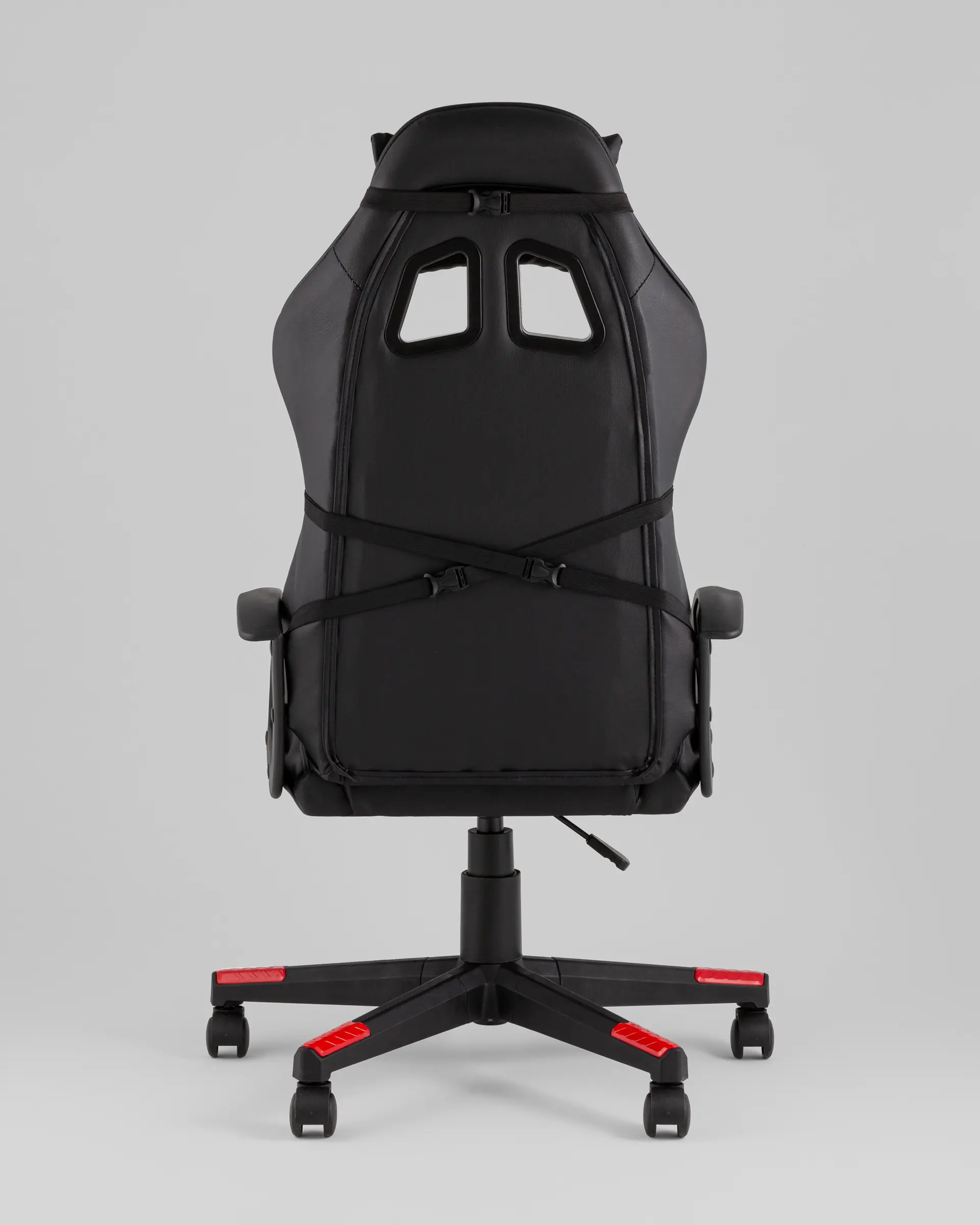 Кресло спортивное TopChairs Warden черно-красный