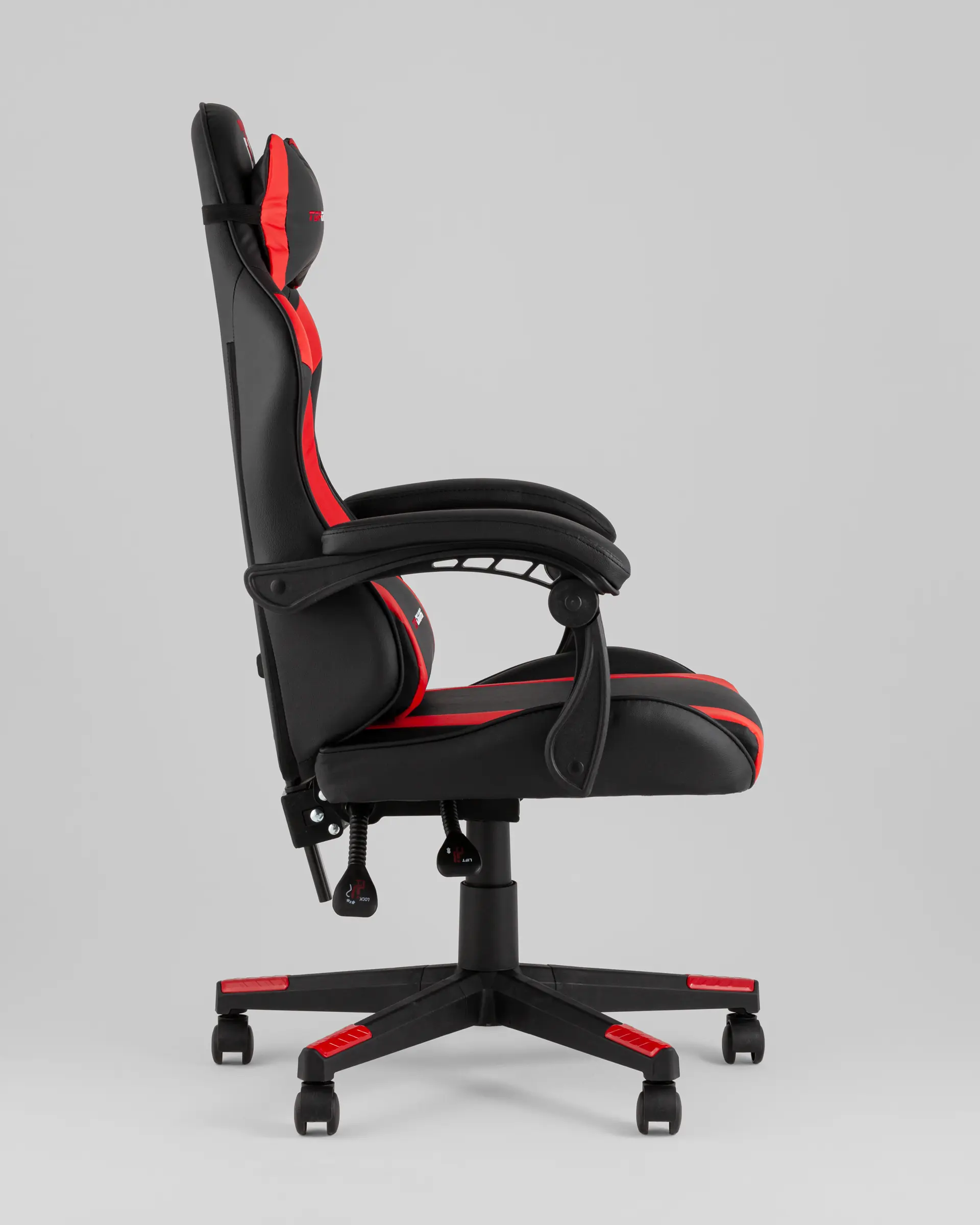 Кресло спортивное TopChairs Commander черно-красный