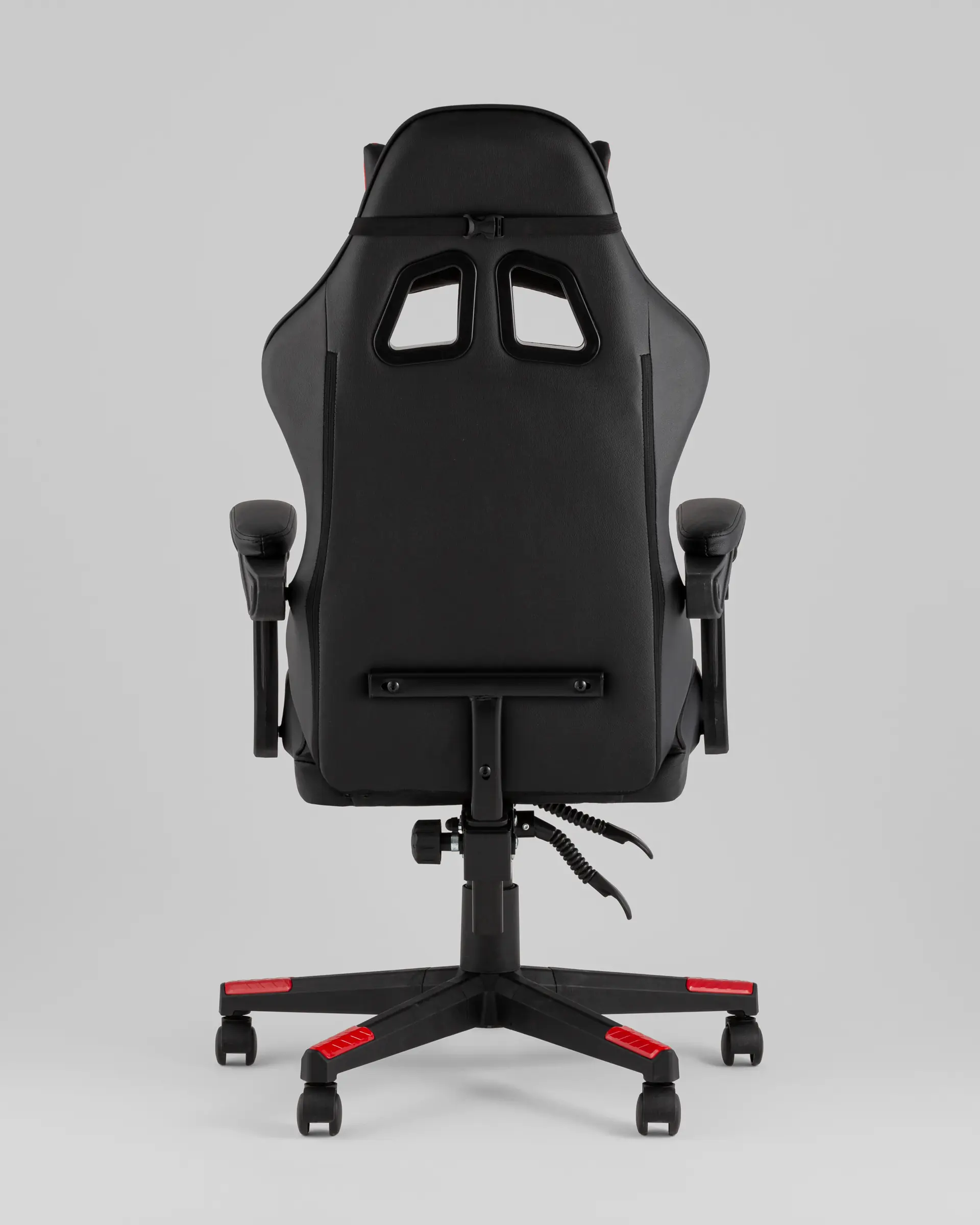 Кресло спортивное TopChairs Commander черно-красный