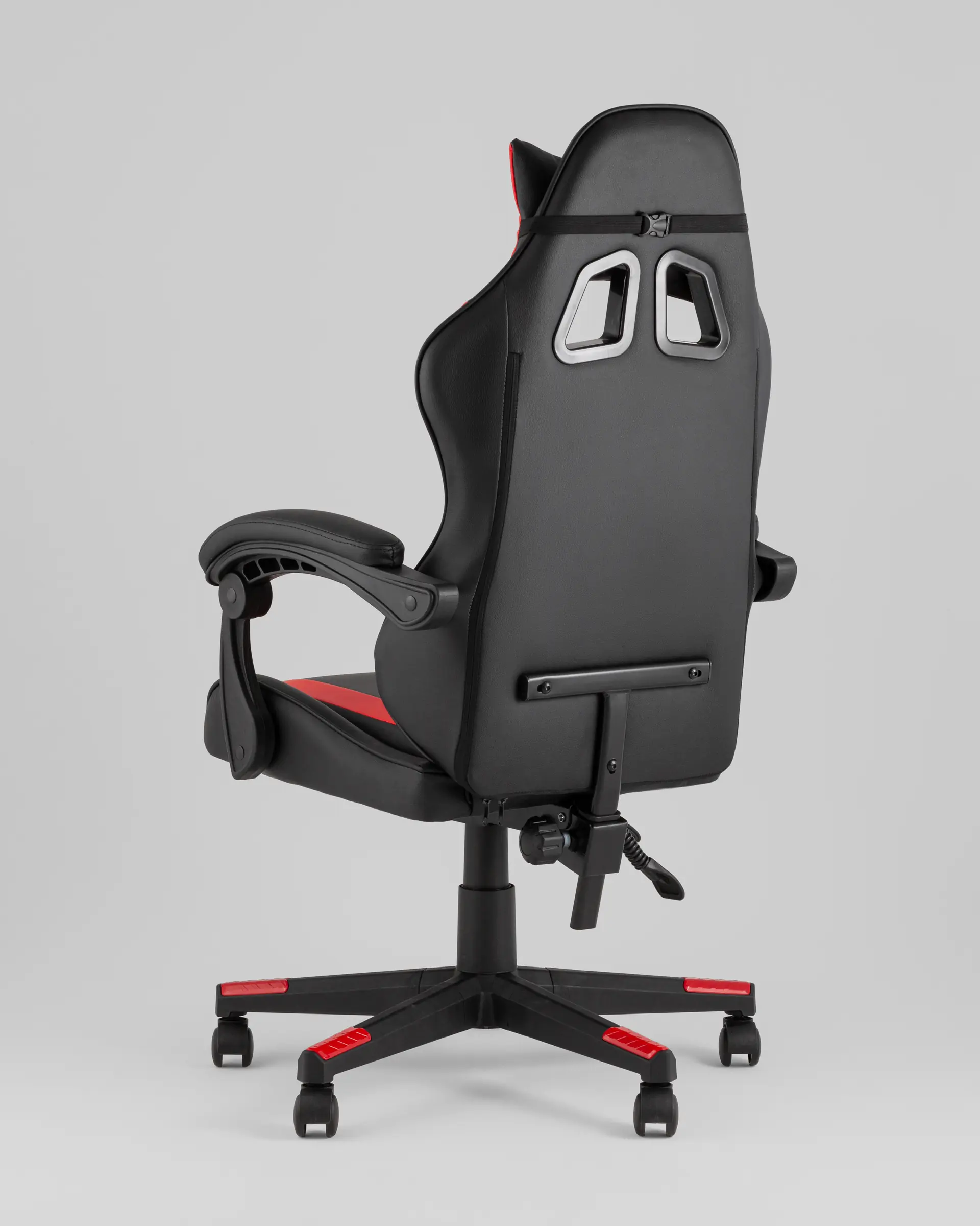 Кресло спортивное TopChairs Commander черно-красный