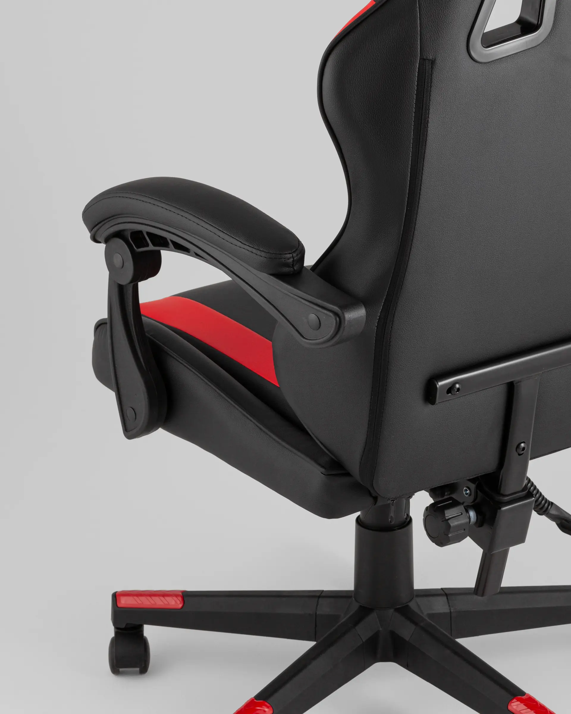 Кресло спортивное TopChairs Commander черно-красный
