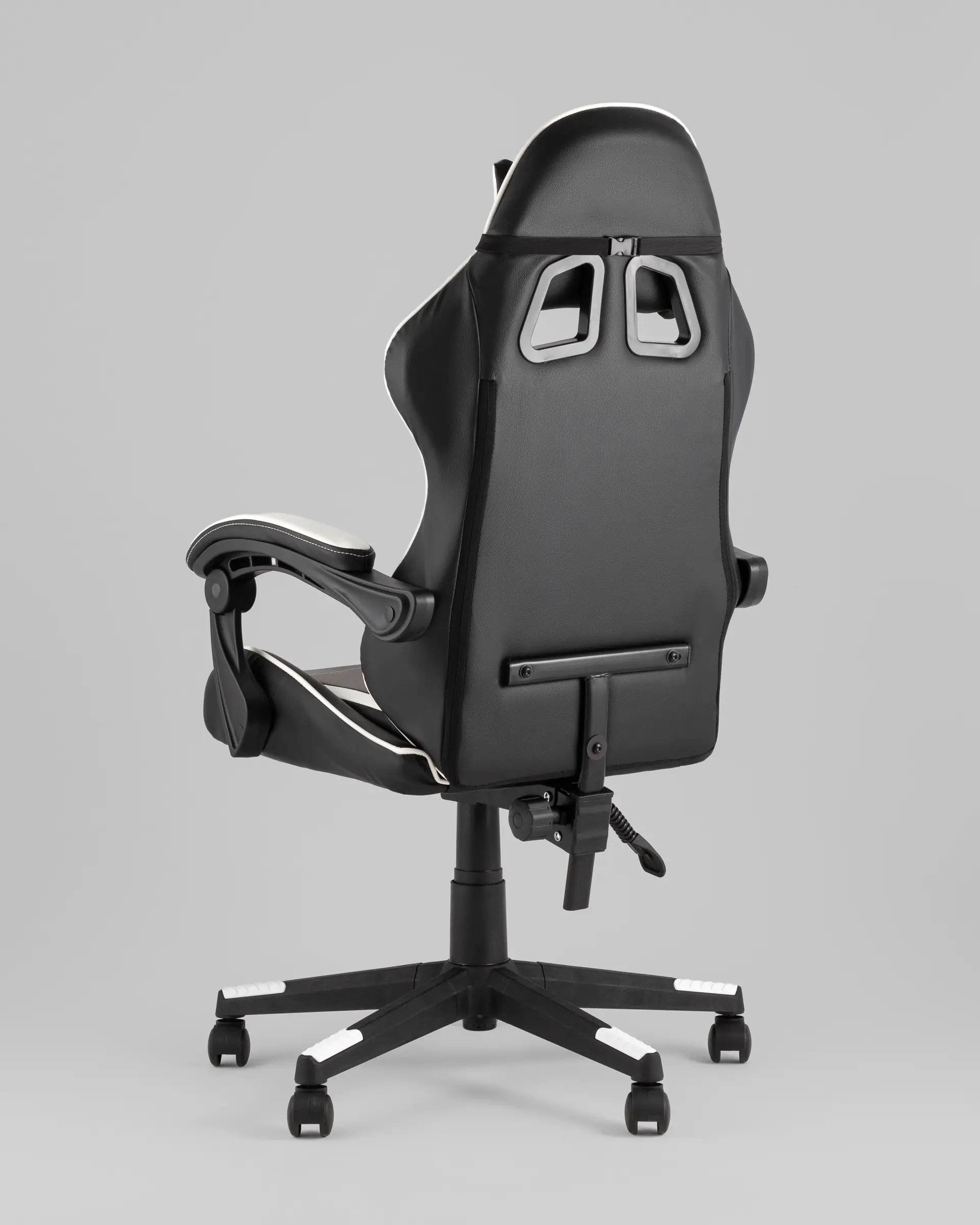 Кресло спортивное TopChairs Shadow черно-белый
