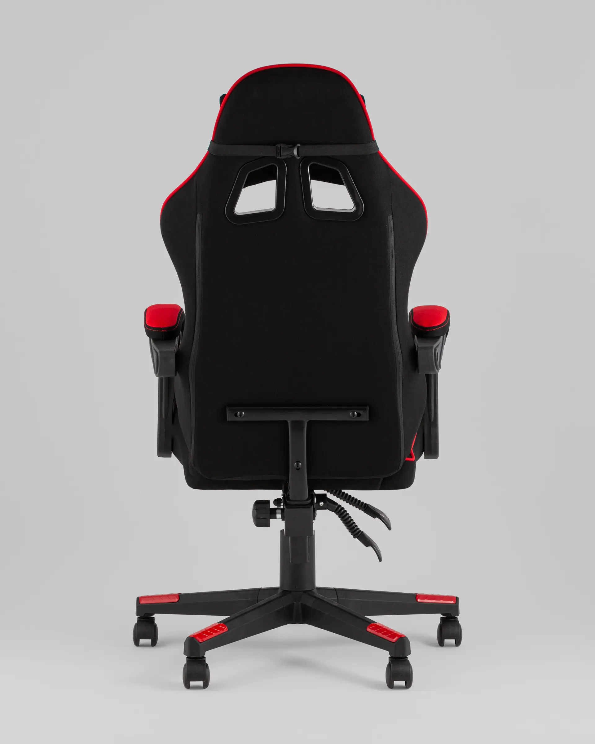 Кресло спортивное TopChairs Shadow ткань черно-красный