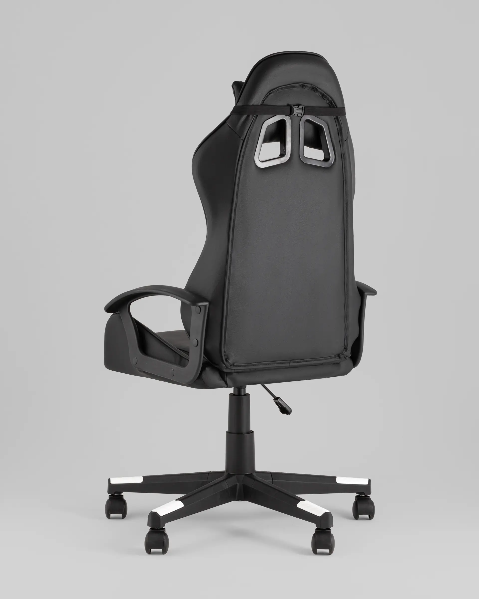 Кресло спортивное TopChairs Warden черно-белый
