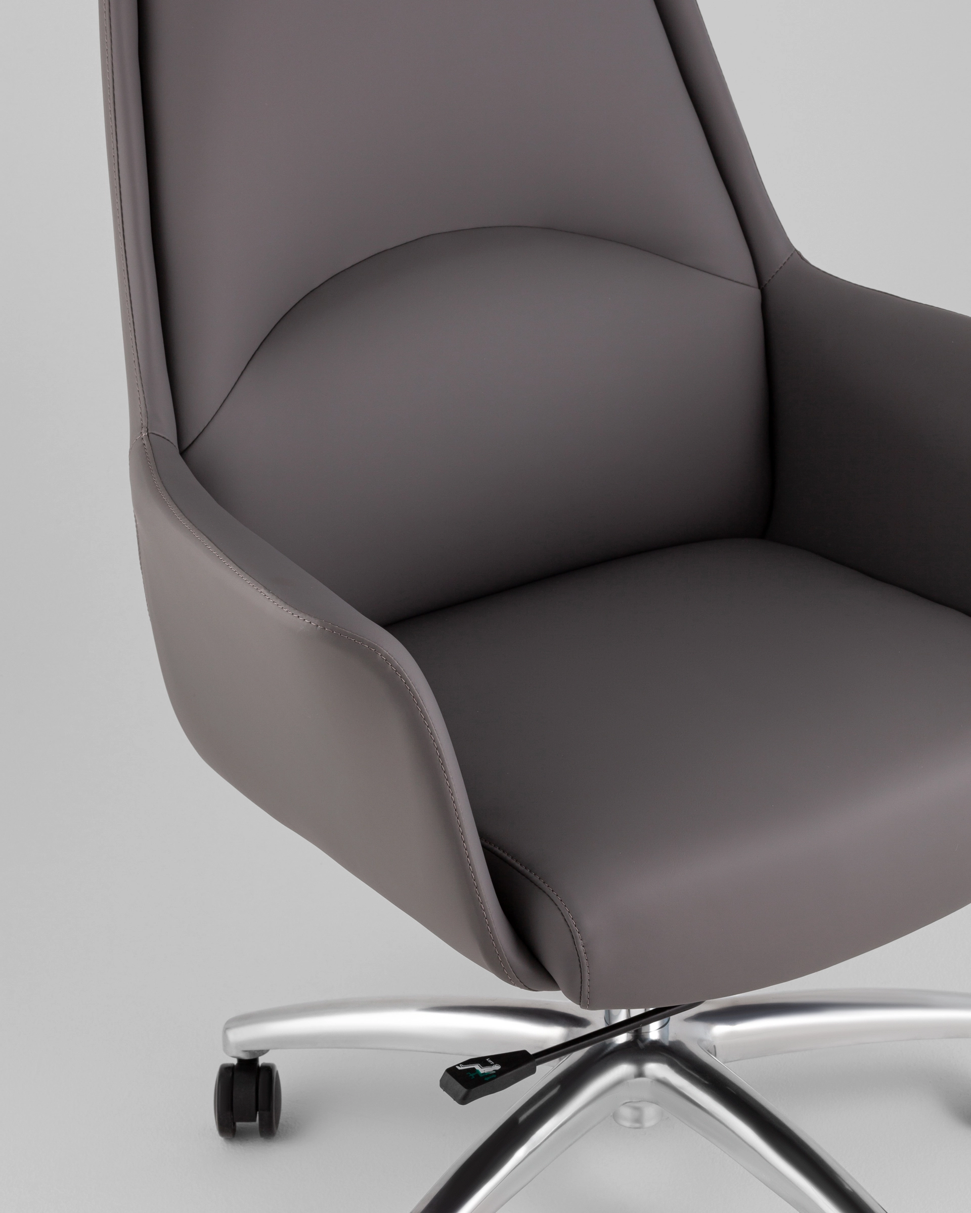 Кресло руководителя TopChairs Viking NEW серое