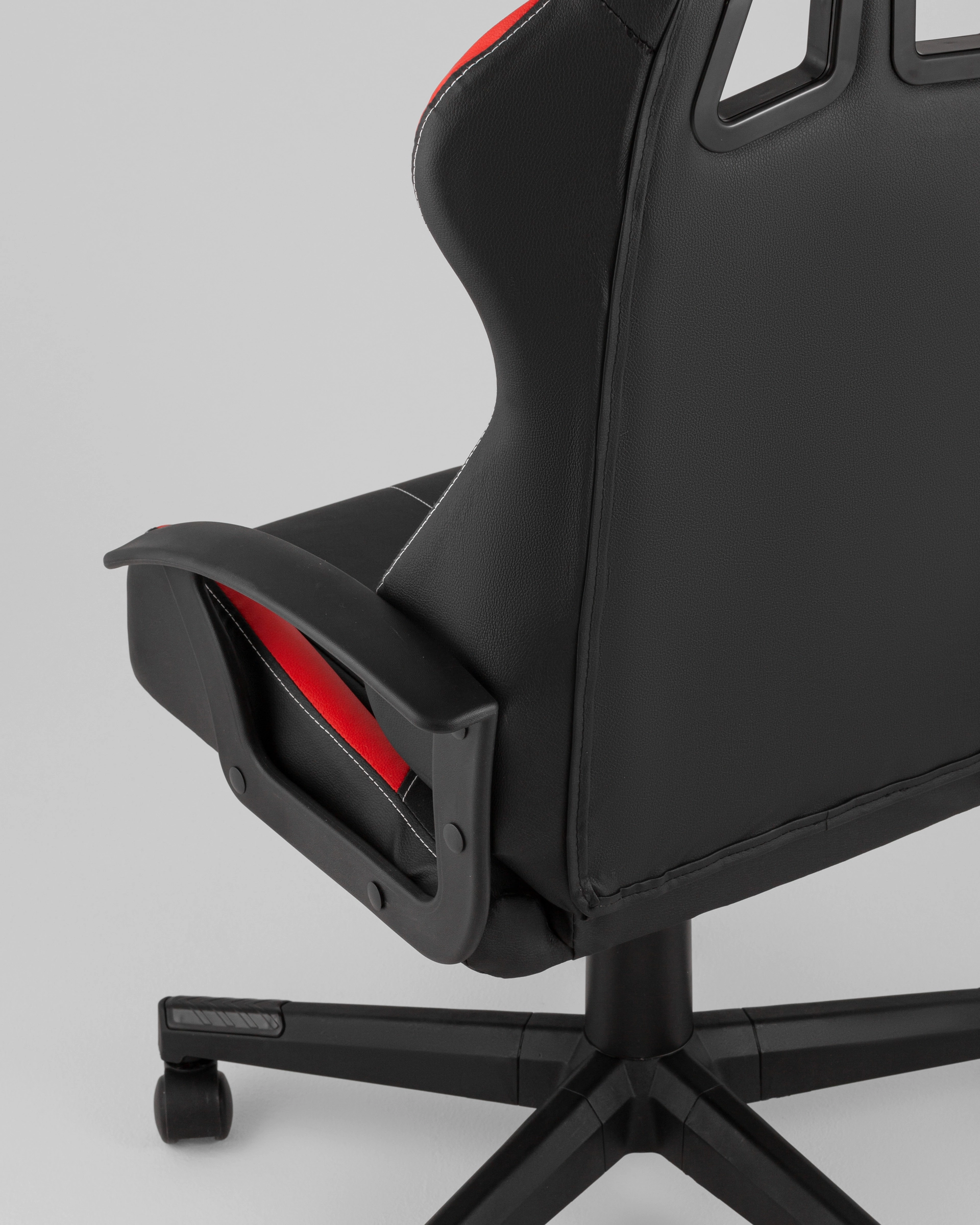 Кресло спортивное TopChairs Wyvern черно-красный