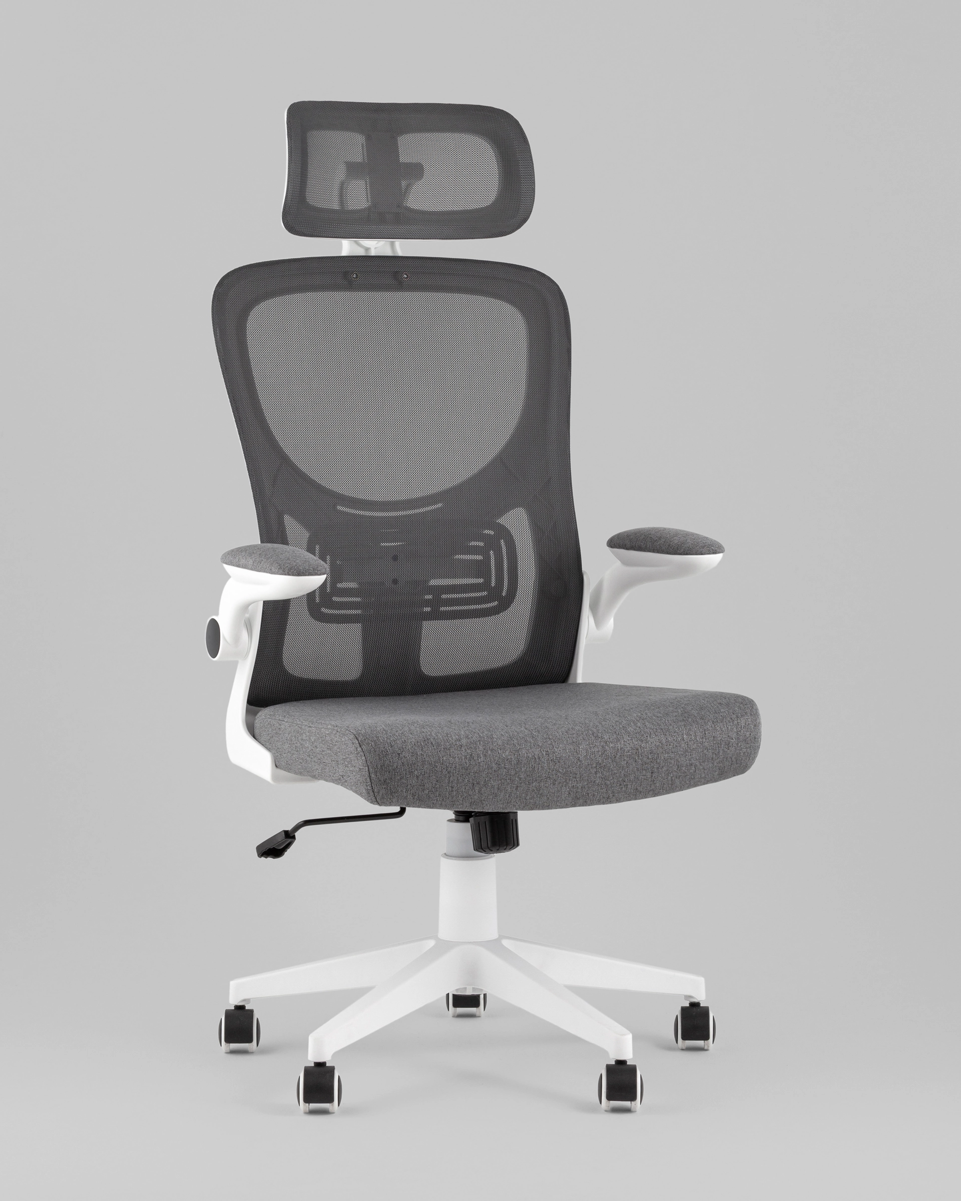 Кресло офисное TopChairs Airone серый ткань