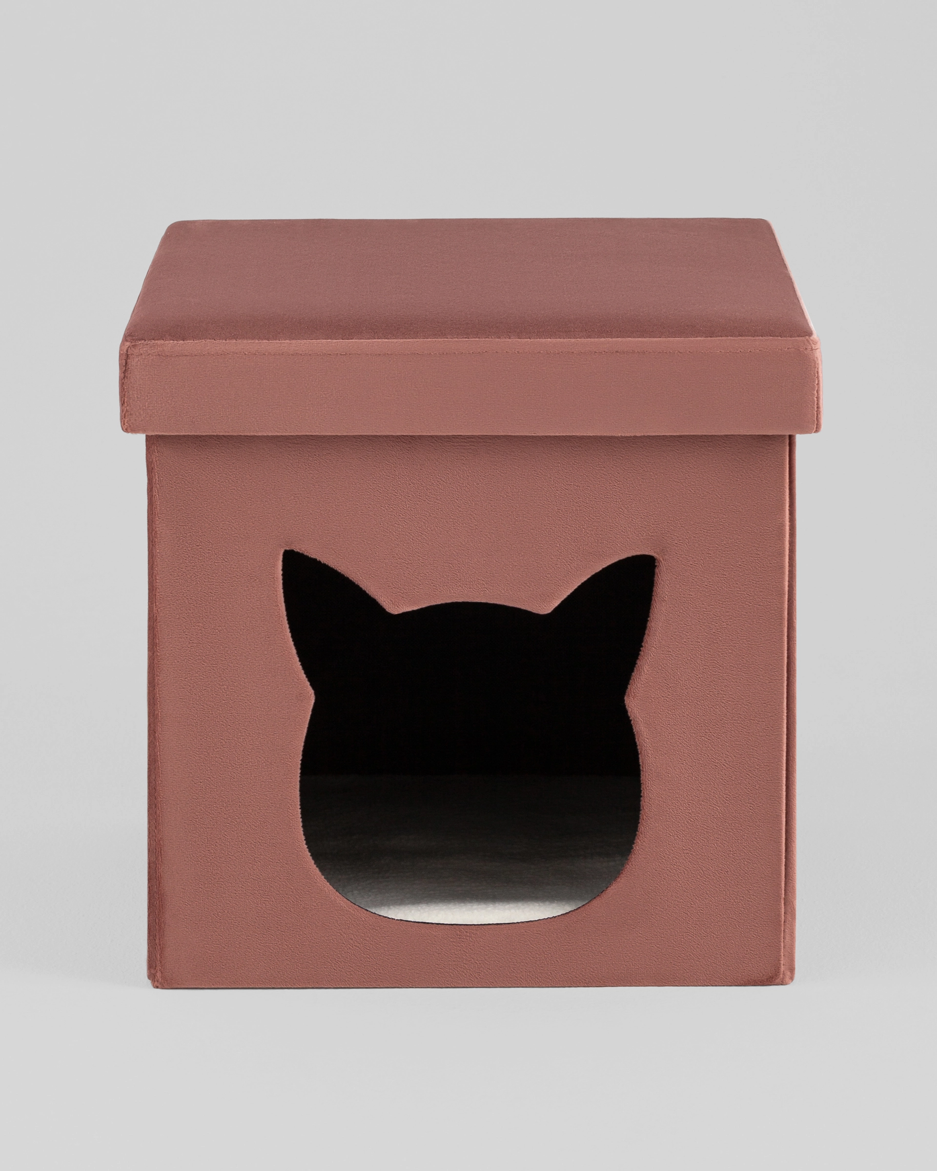 Пуф складной с ящиком Store Pet розовый