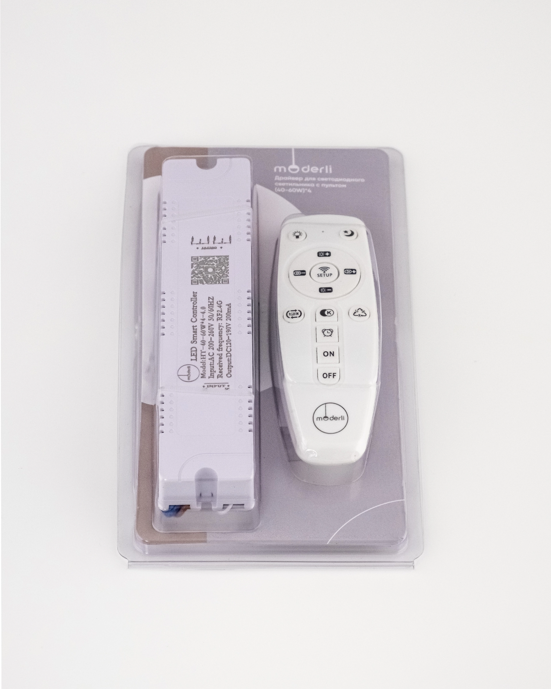Драйвер для светодиодного светильника с пультом Moderli LSP10006-APP-RC NG 40-60W*4