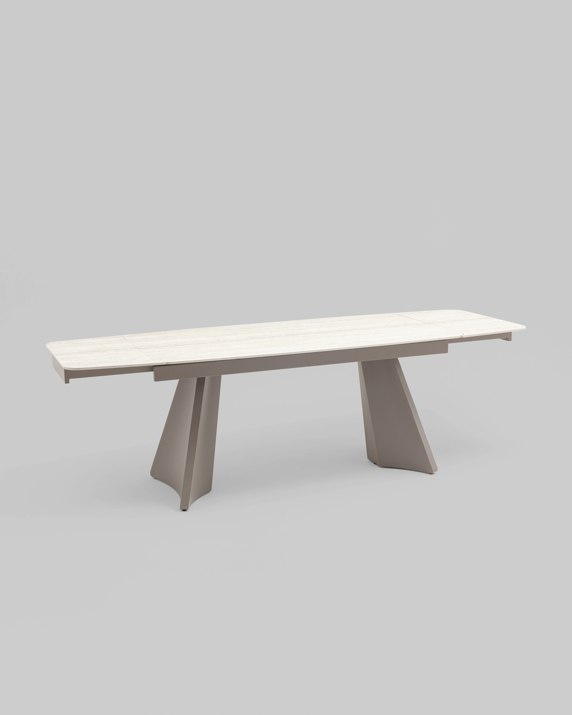Стол обеденный Eliora 160-240*90 серая керамика