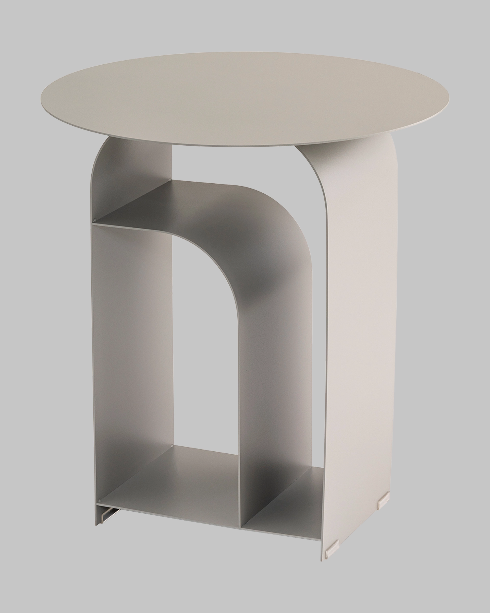 Журнальный столик Arwel металл серый