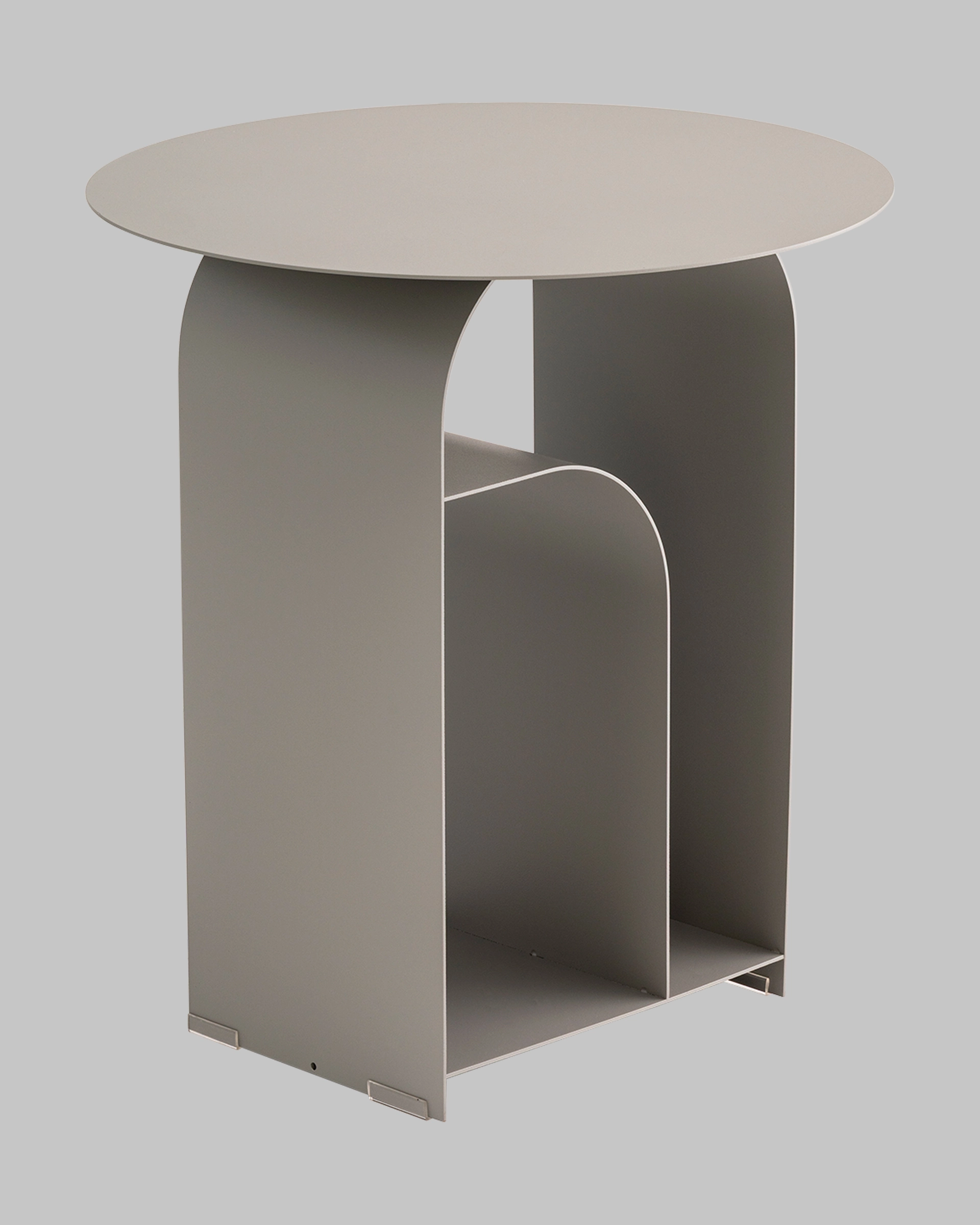 Журнальный столик Arwel металл серый