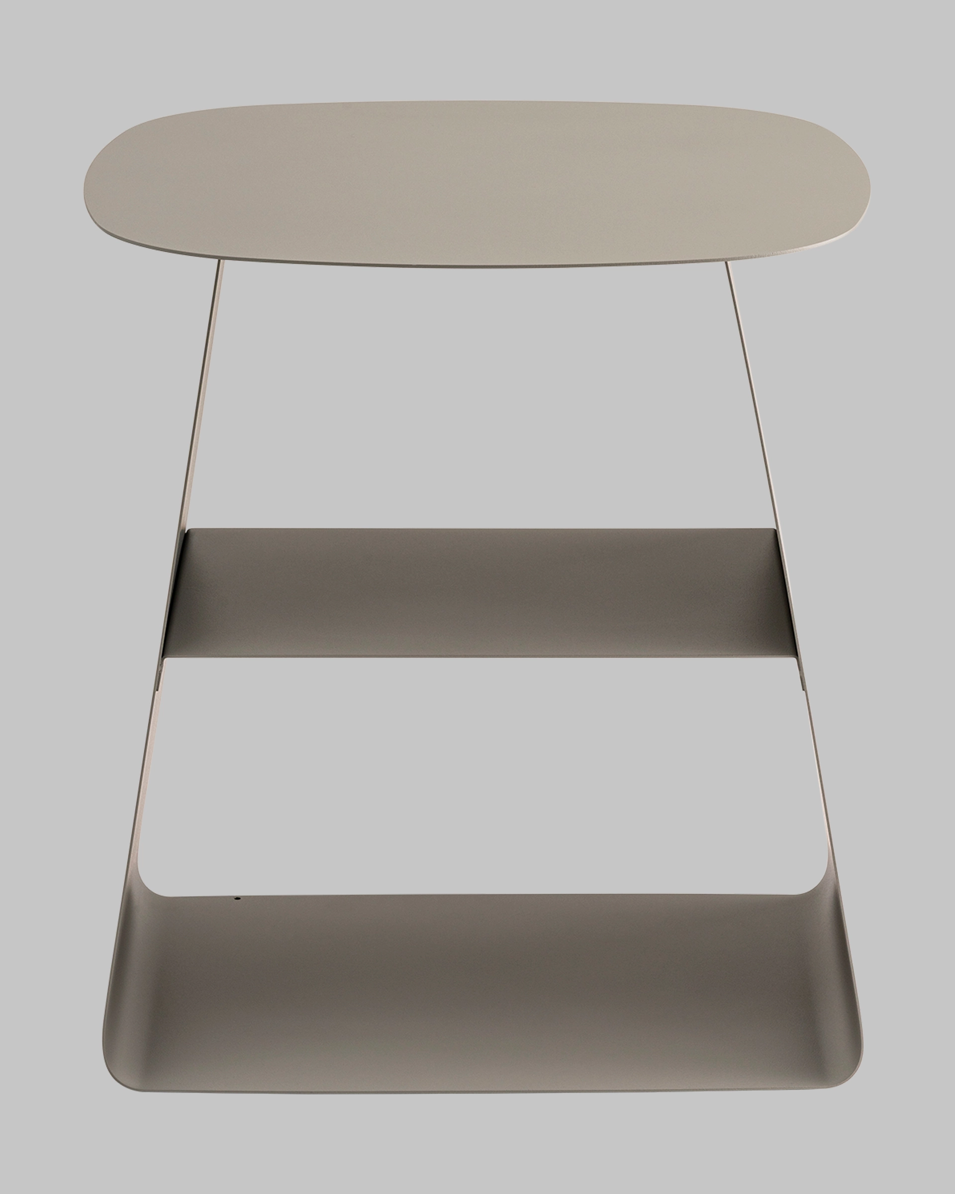 Журнальный столик Leyre металл серый