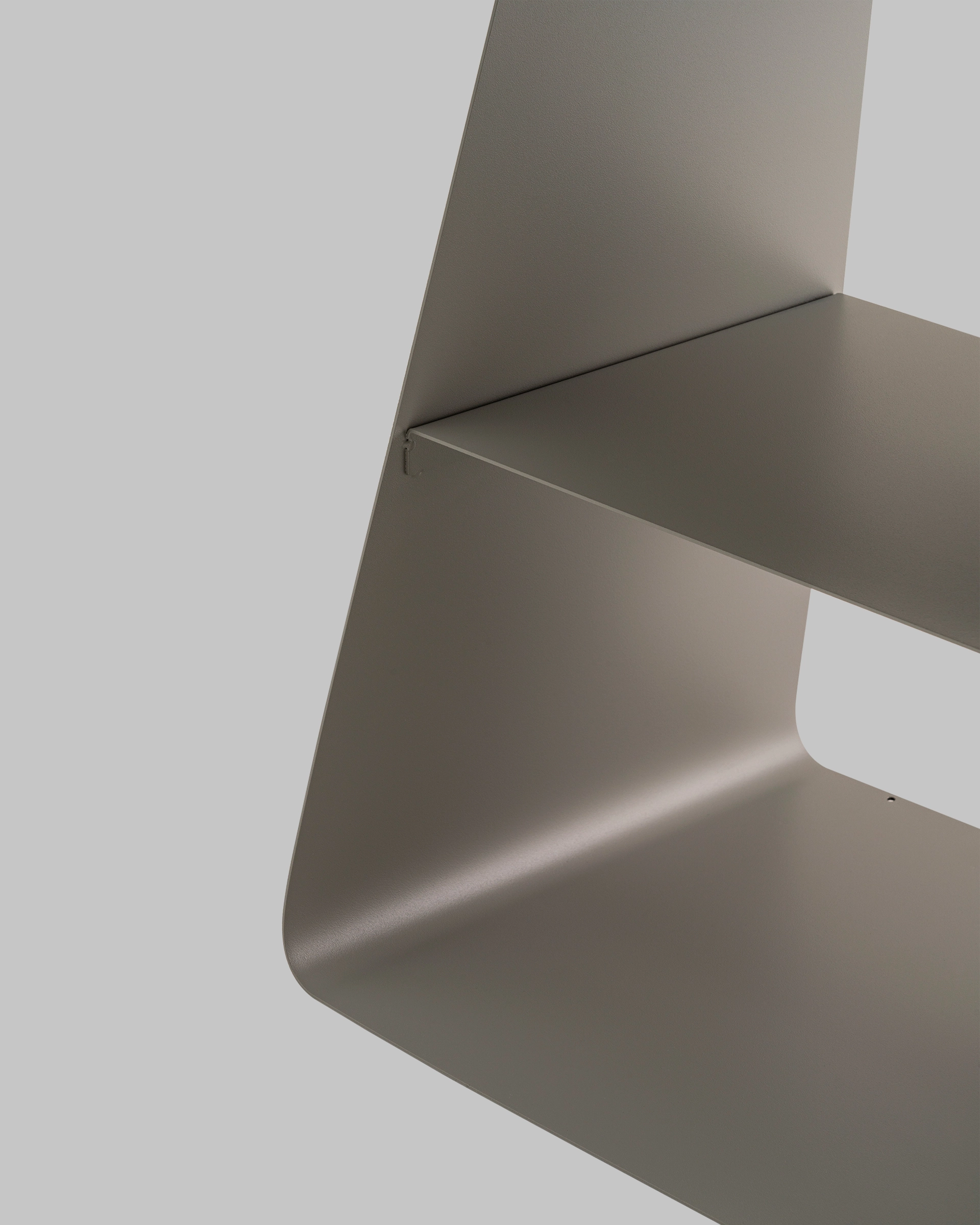 Журнальный столик Leyre металл серый