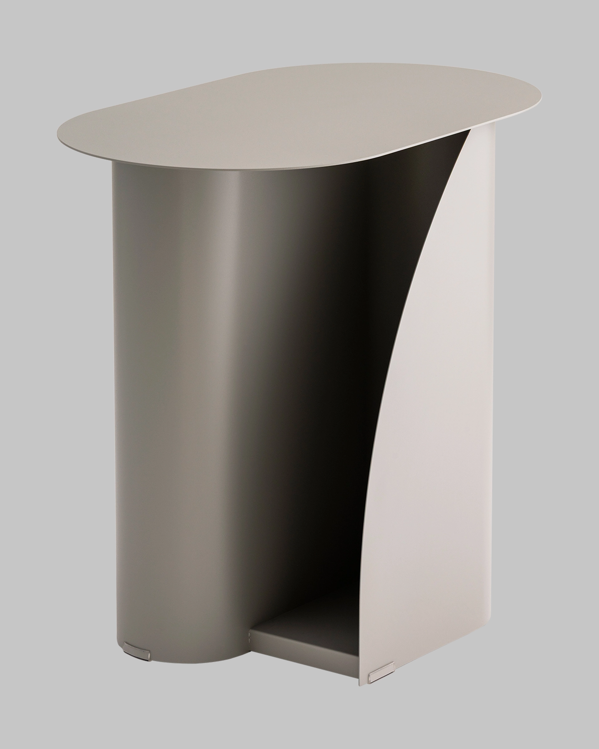 Журнальный столик Yvaine металл серый