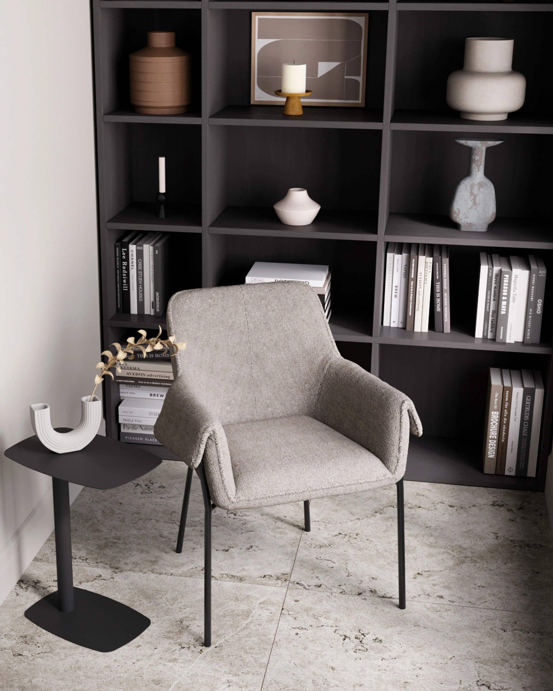 Журнальный столик Eanna S металл черный