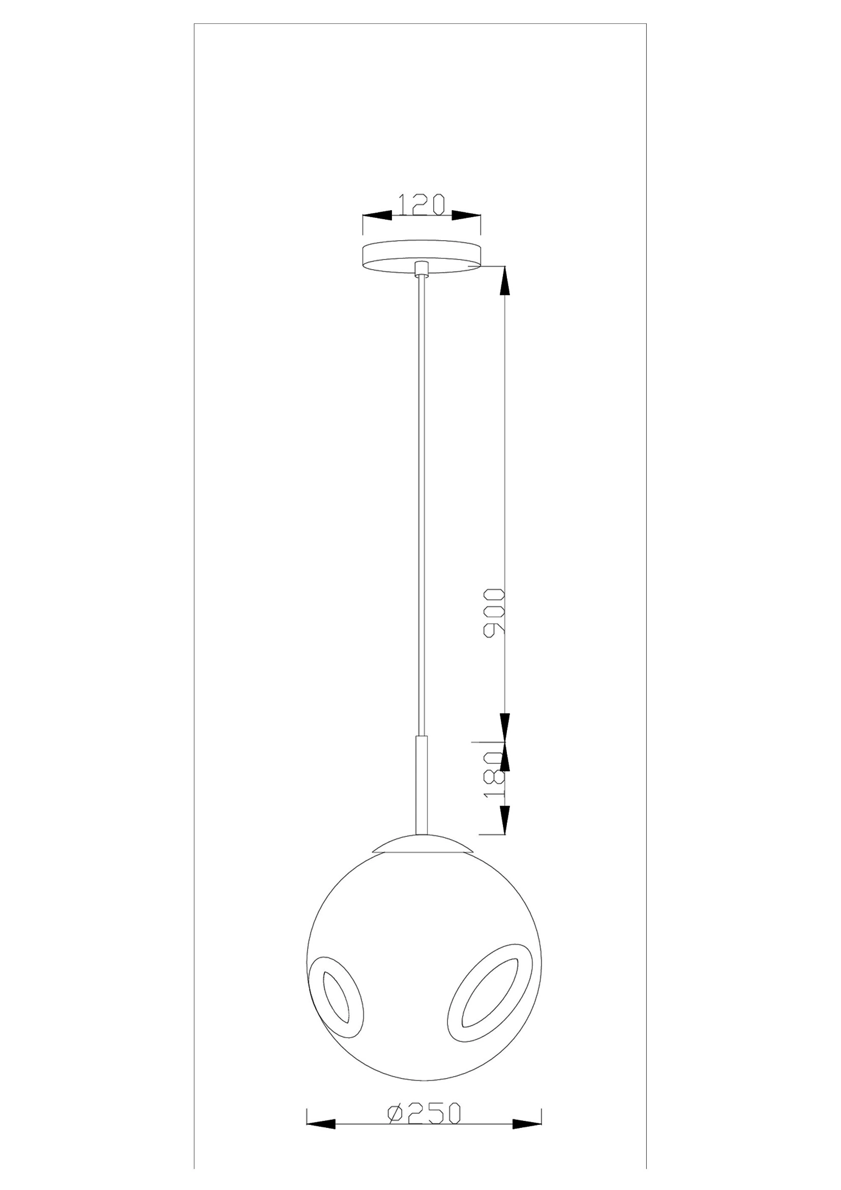 Светильник подвесной Moderli V11519-1P Amo